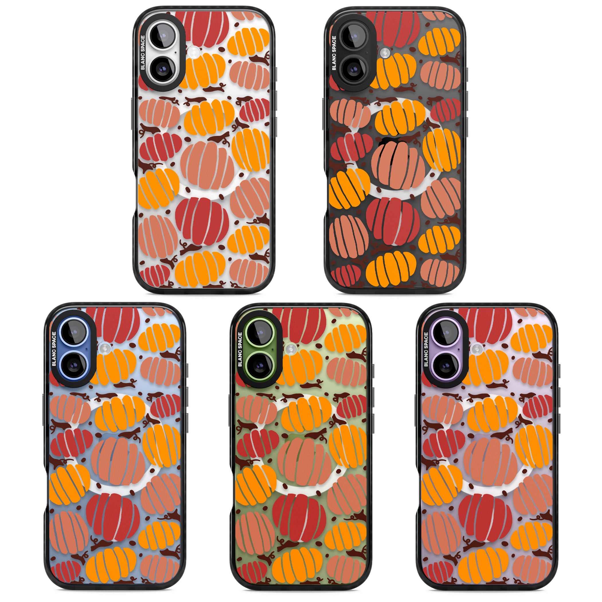 Autumn Pumpkin Patch iPhone 17 Impact Pro Black Phone Case APT Impact Protection
