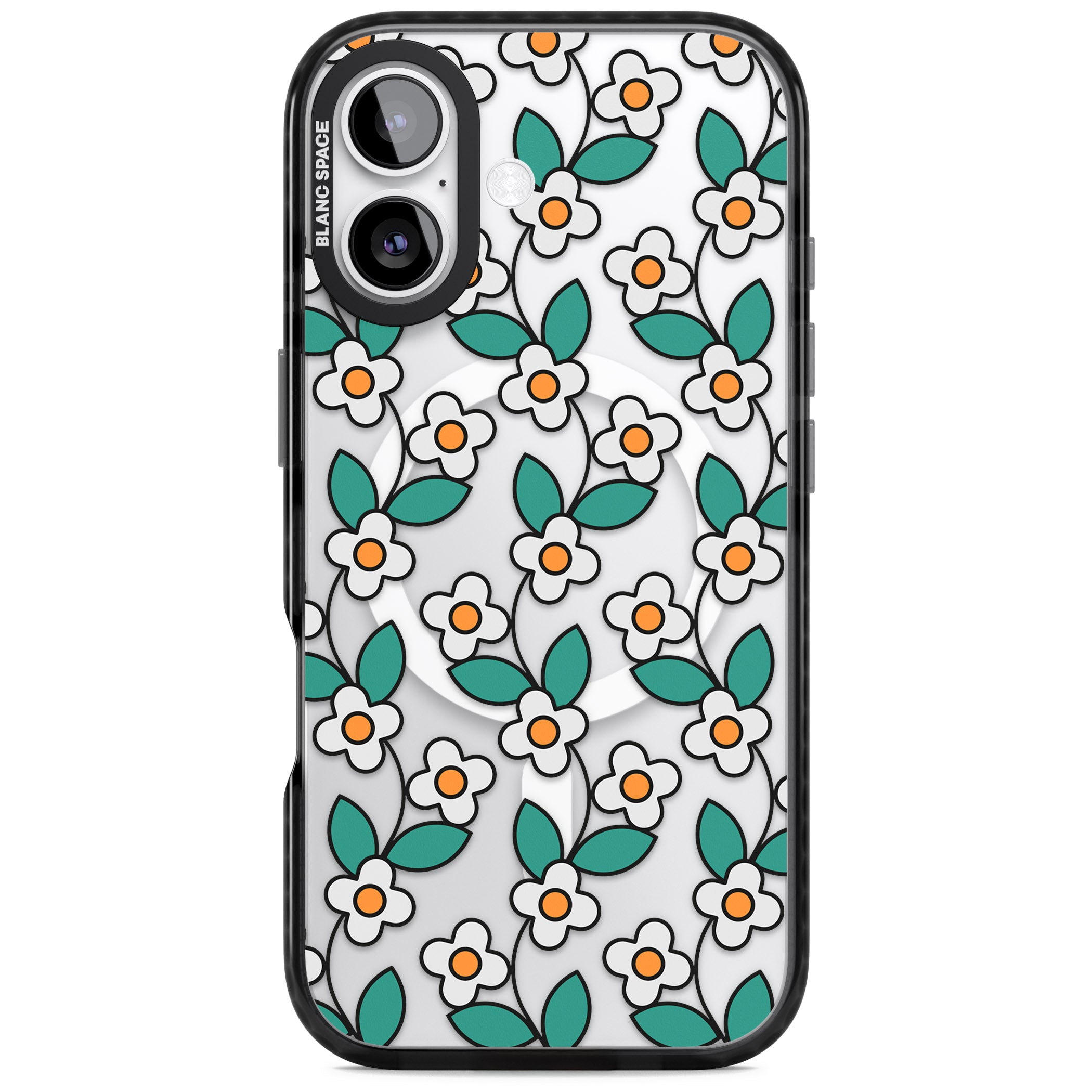 Spring Daisies iPhone 17 Impact Pro Black Phone Case