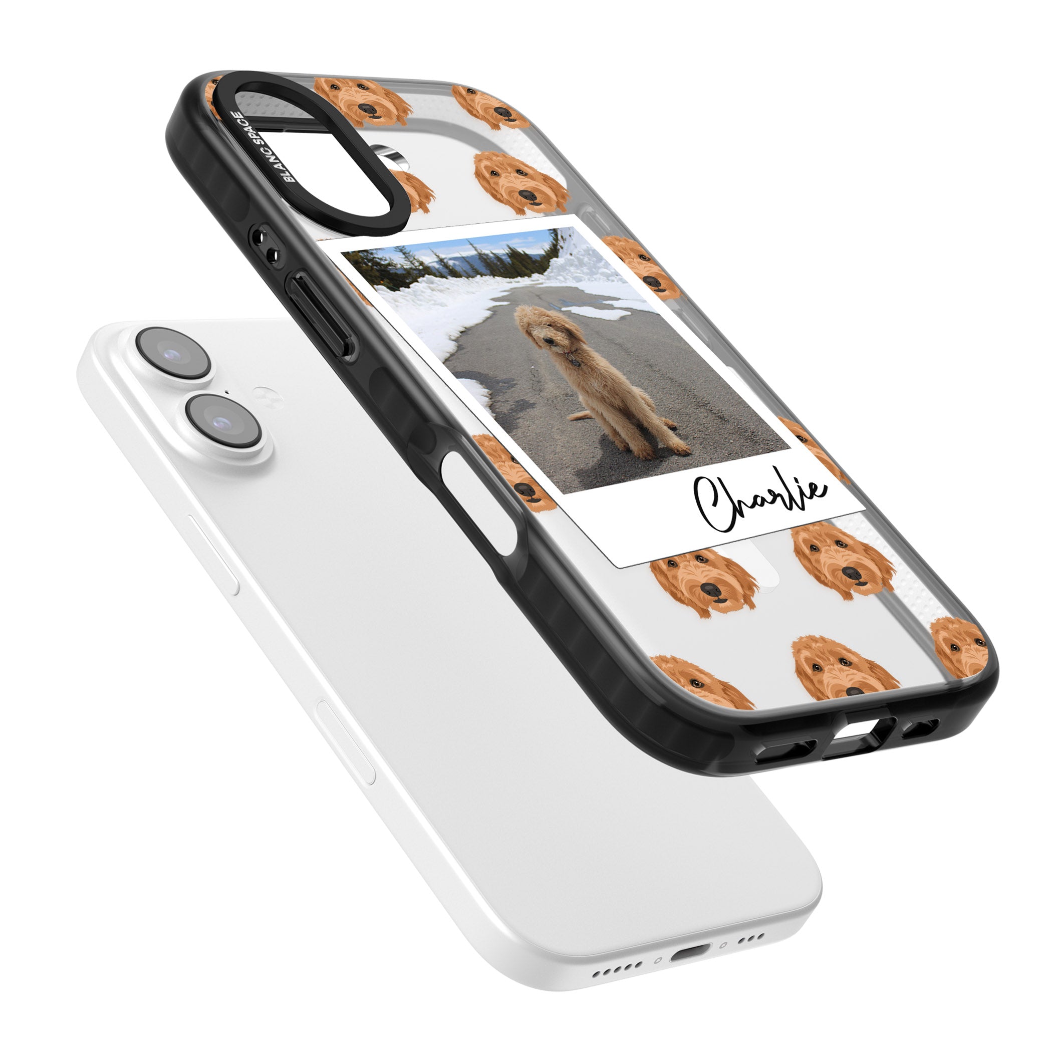 Personalised Golden Doodle Dog Photo iPhone 17 Impact Pro Black Phone Case Colours