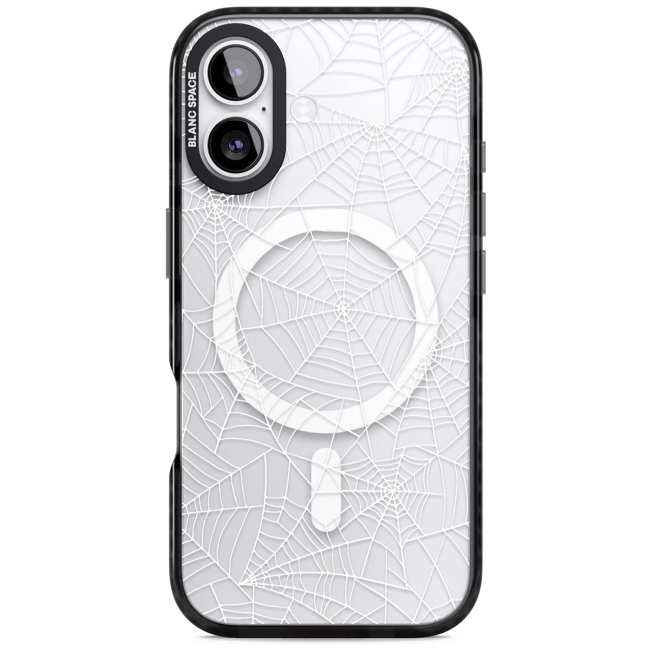 Personalised Spider Webs iPhone 17 Impact Pro Black Phone Case