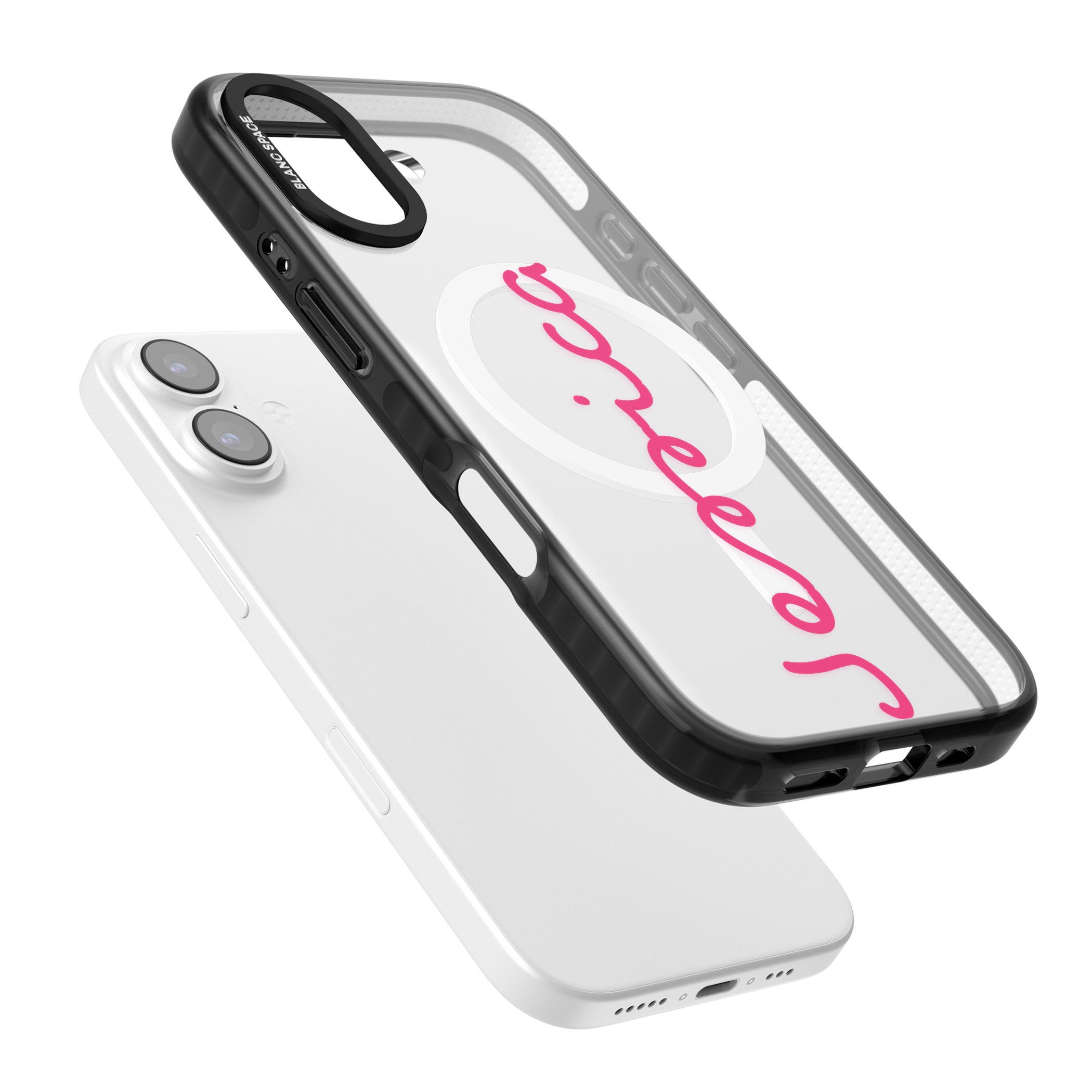 Personalised Summer Name iPhone 17 Impact Pro Black Phone Case Colours