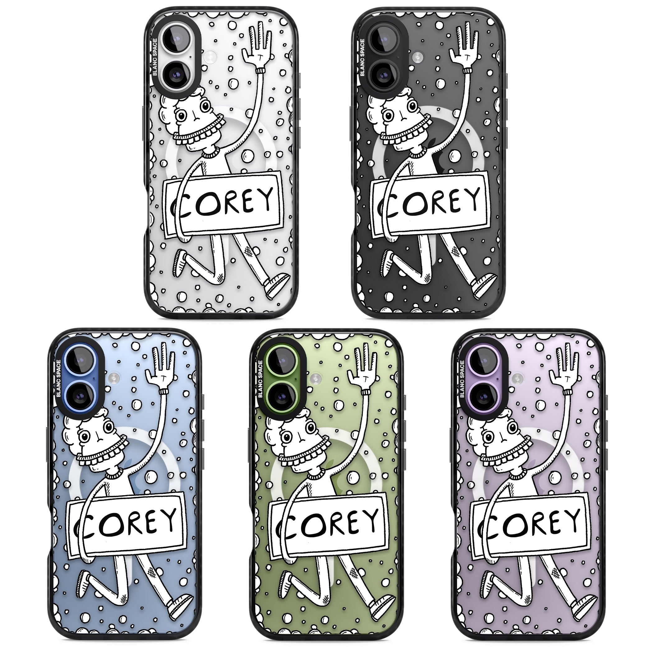 Personalised Banner Boy iPhone 17 Impact Pro Black Phone Case APT Impact Protection