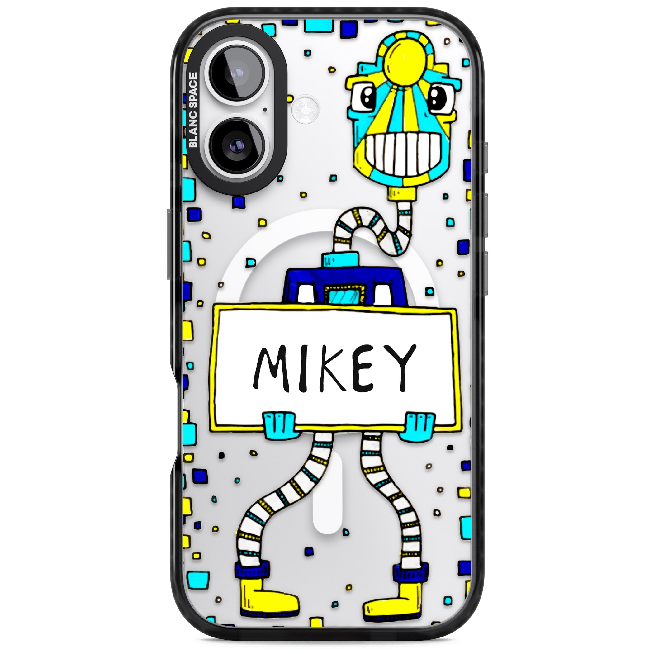 Personalised Tubes Guy iPhone 17 Impact Pro Black Phone Case