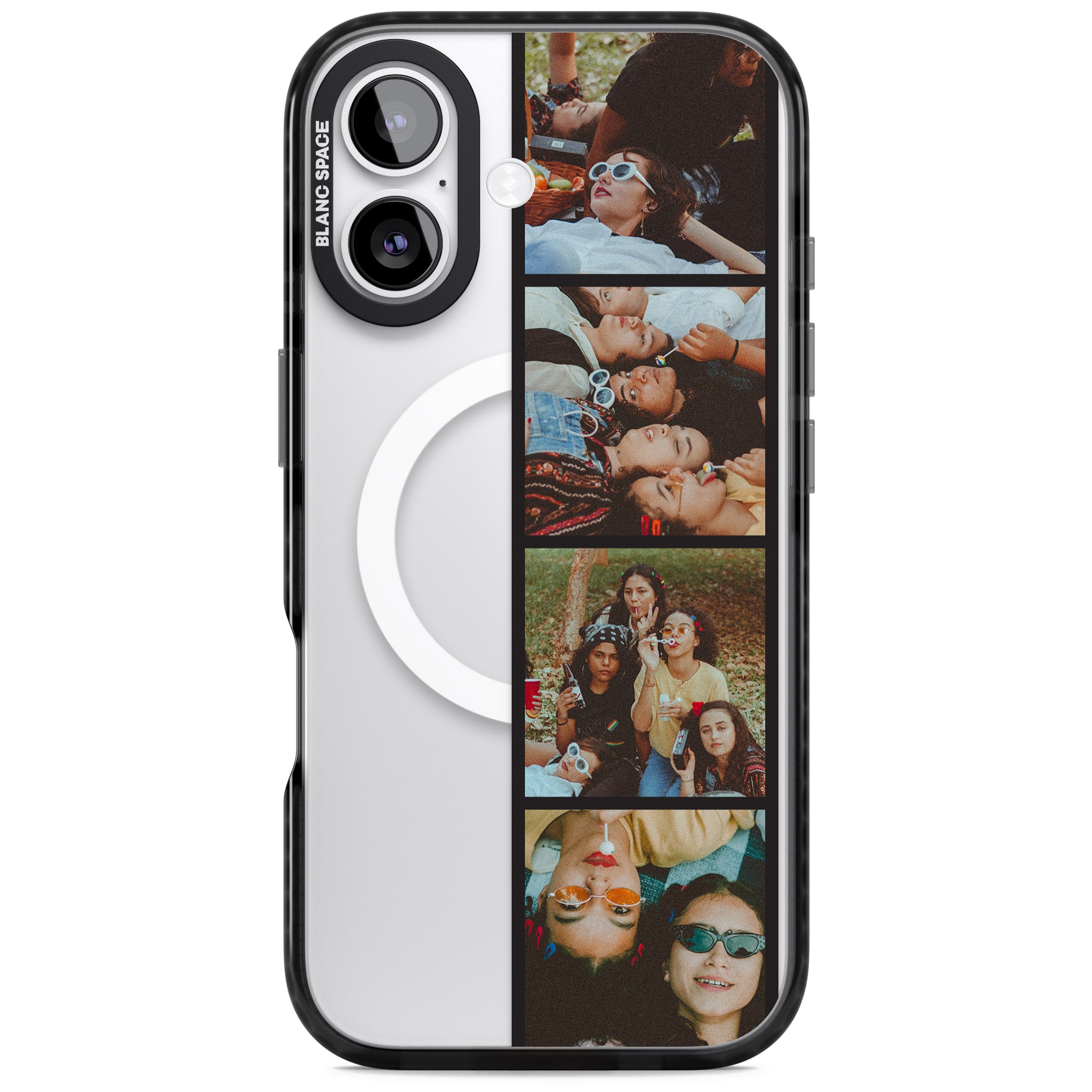Personalised Photo Strip iPhone 17 Impact Pro Black Phone Case