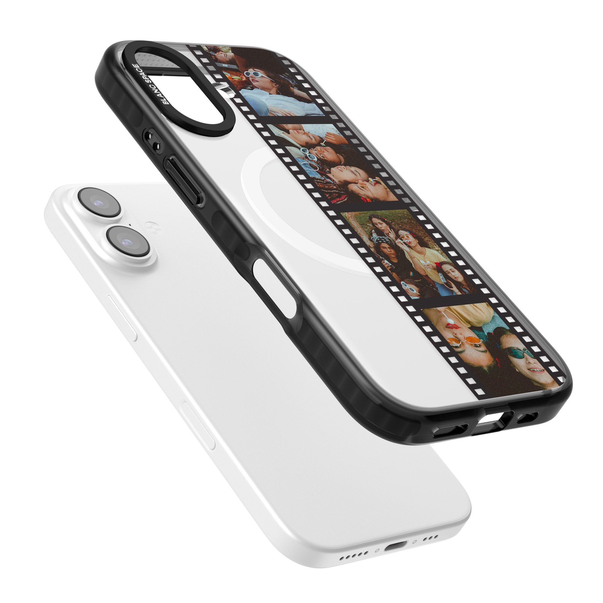 Personalised Photo Film Strip iPhone 17 Impact Pro Black Phone Case Colours