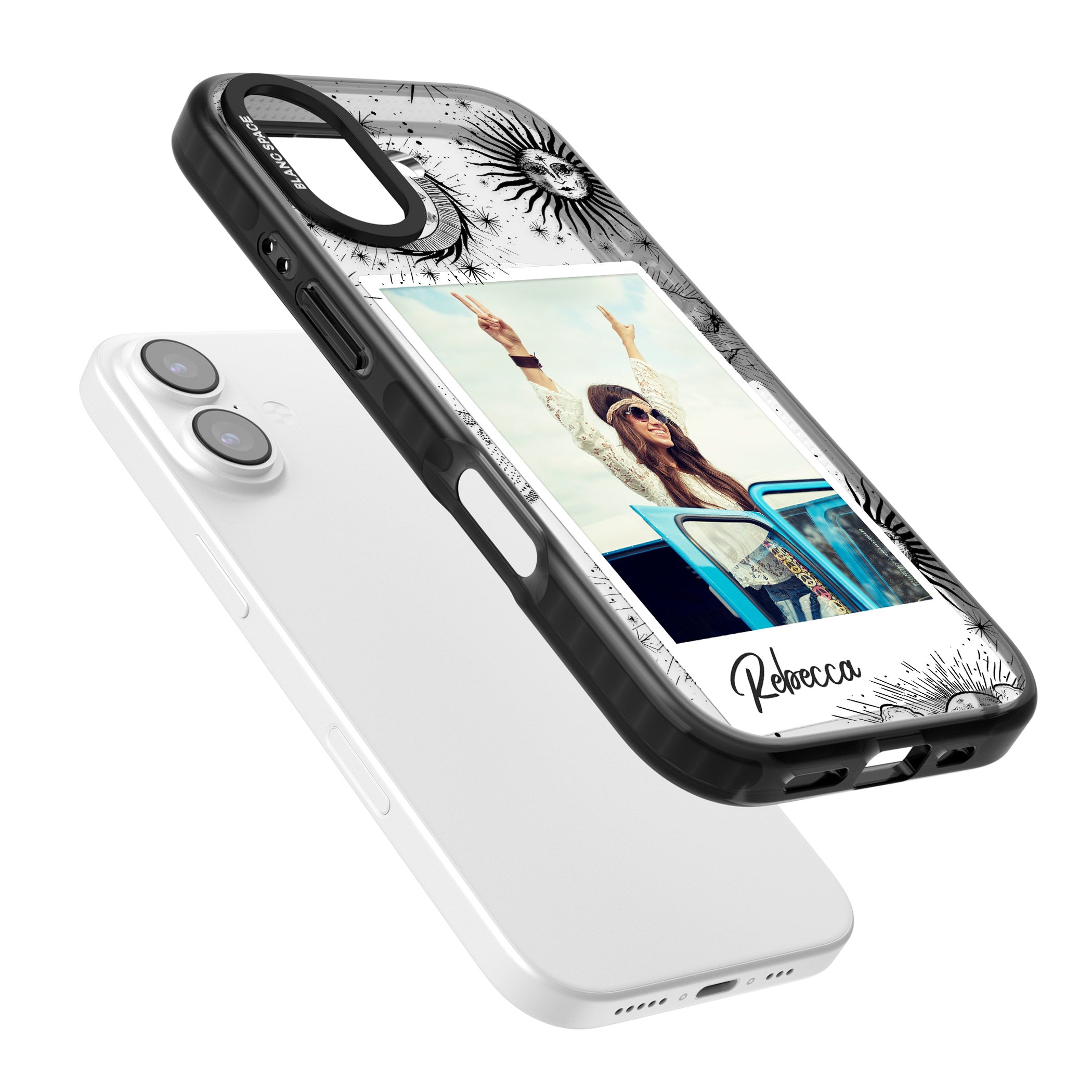 Personalised Astrology Instant Photo iPhone 17 Impact Pro Black Phone Case Colours