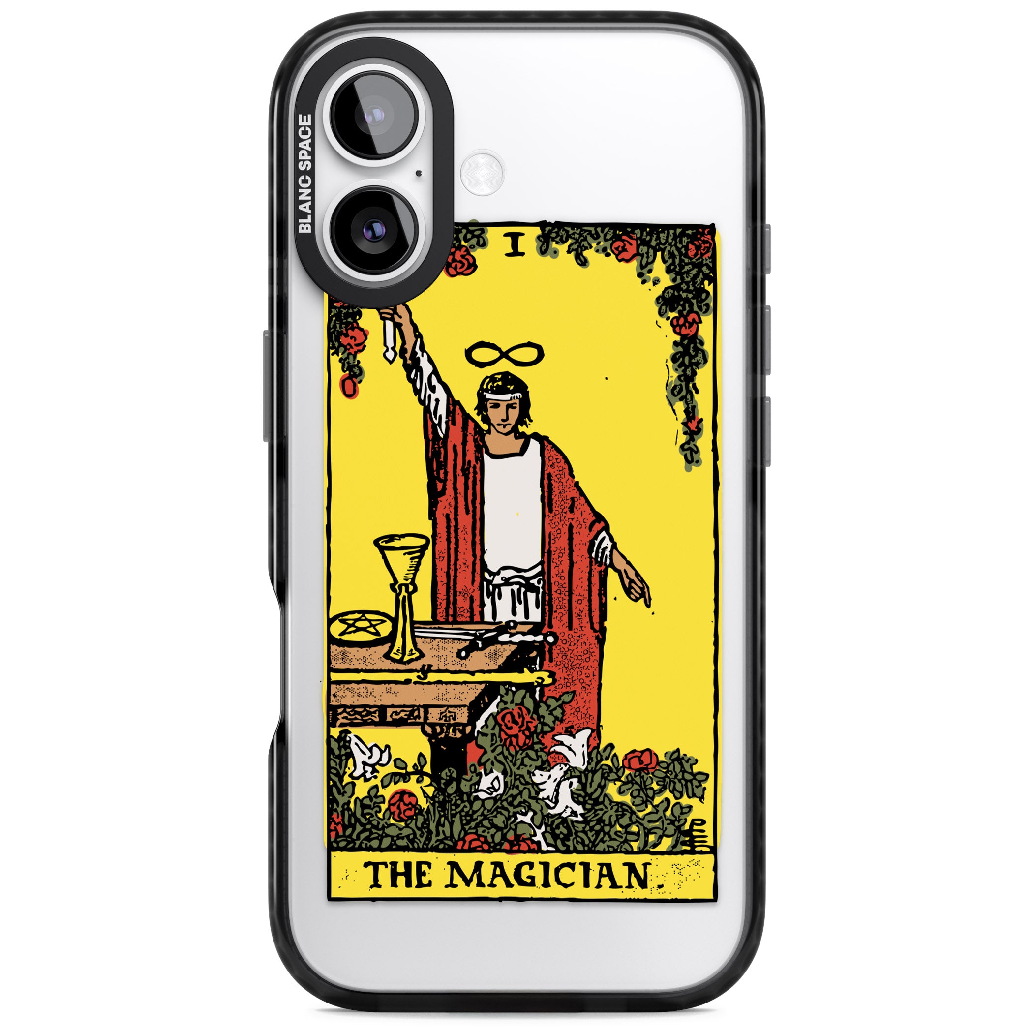 Personalised The Magician Tarot Card (Color) iPhone 17 Impact Pro Black Phone Case