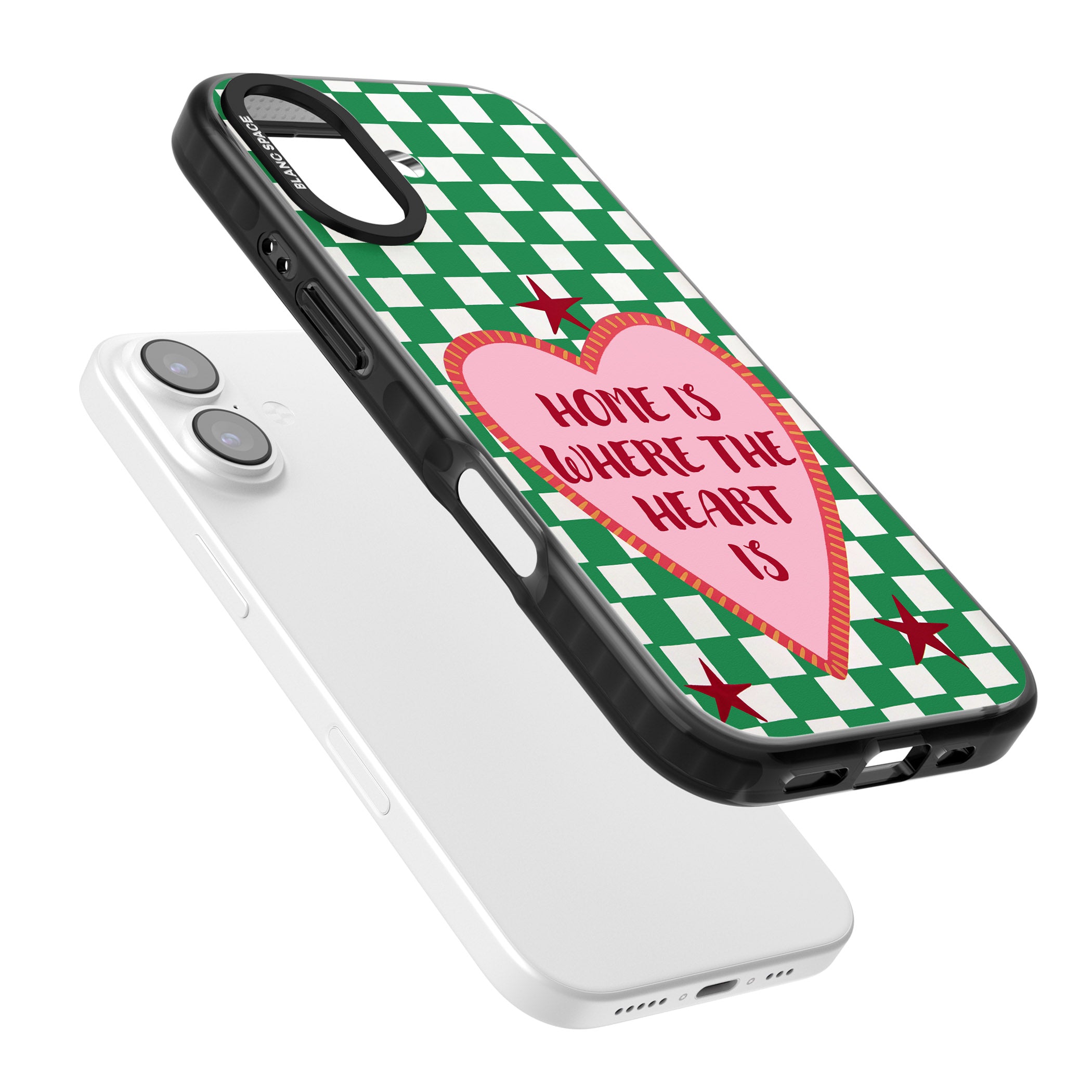 Home Is Where The Heart Is iPhone 17 Impact Pro Black Phone Case Colours