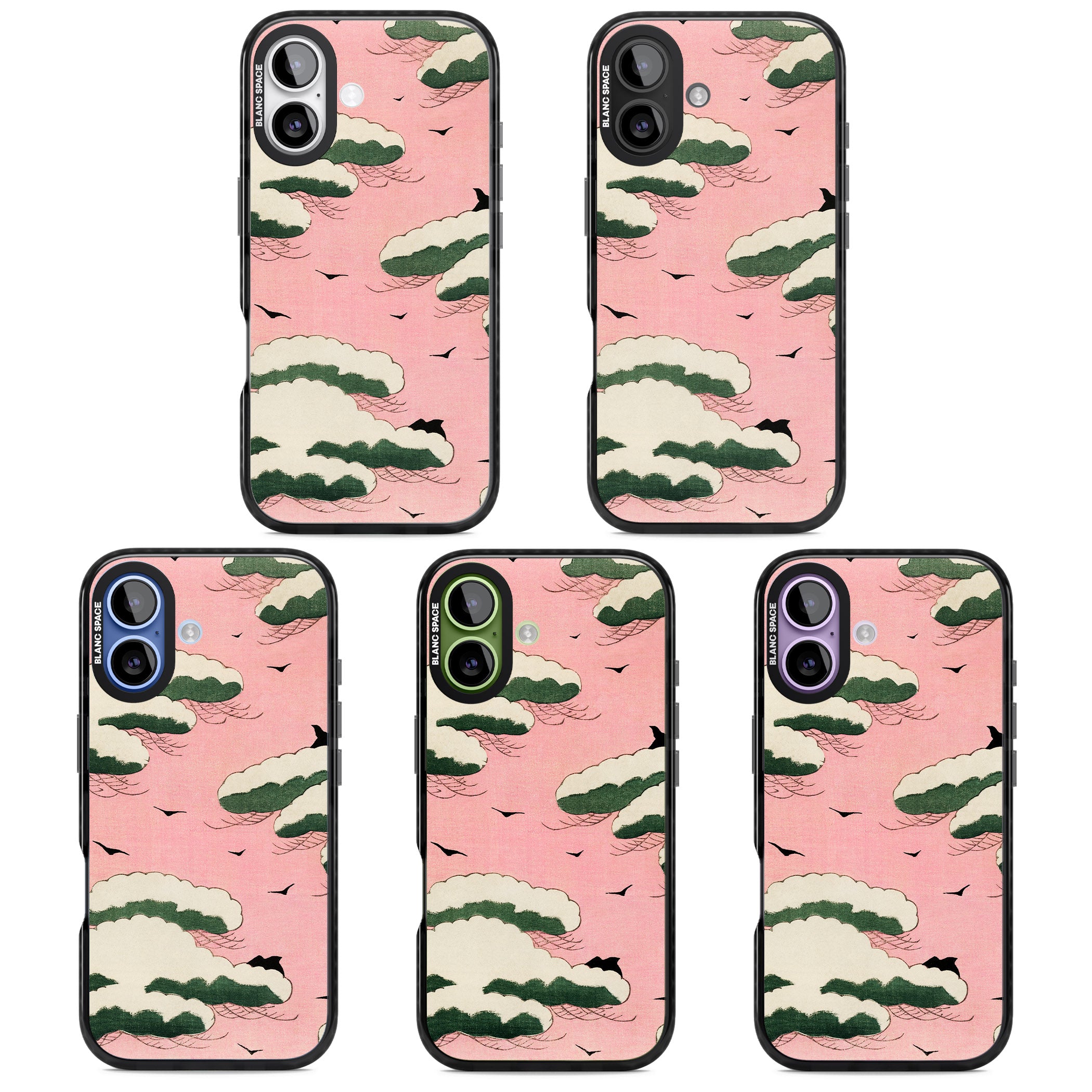 Japanese Pink Sky iPhone 17 Impact Pro Black Phone Case APT Impact Protection