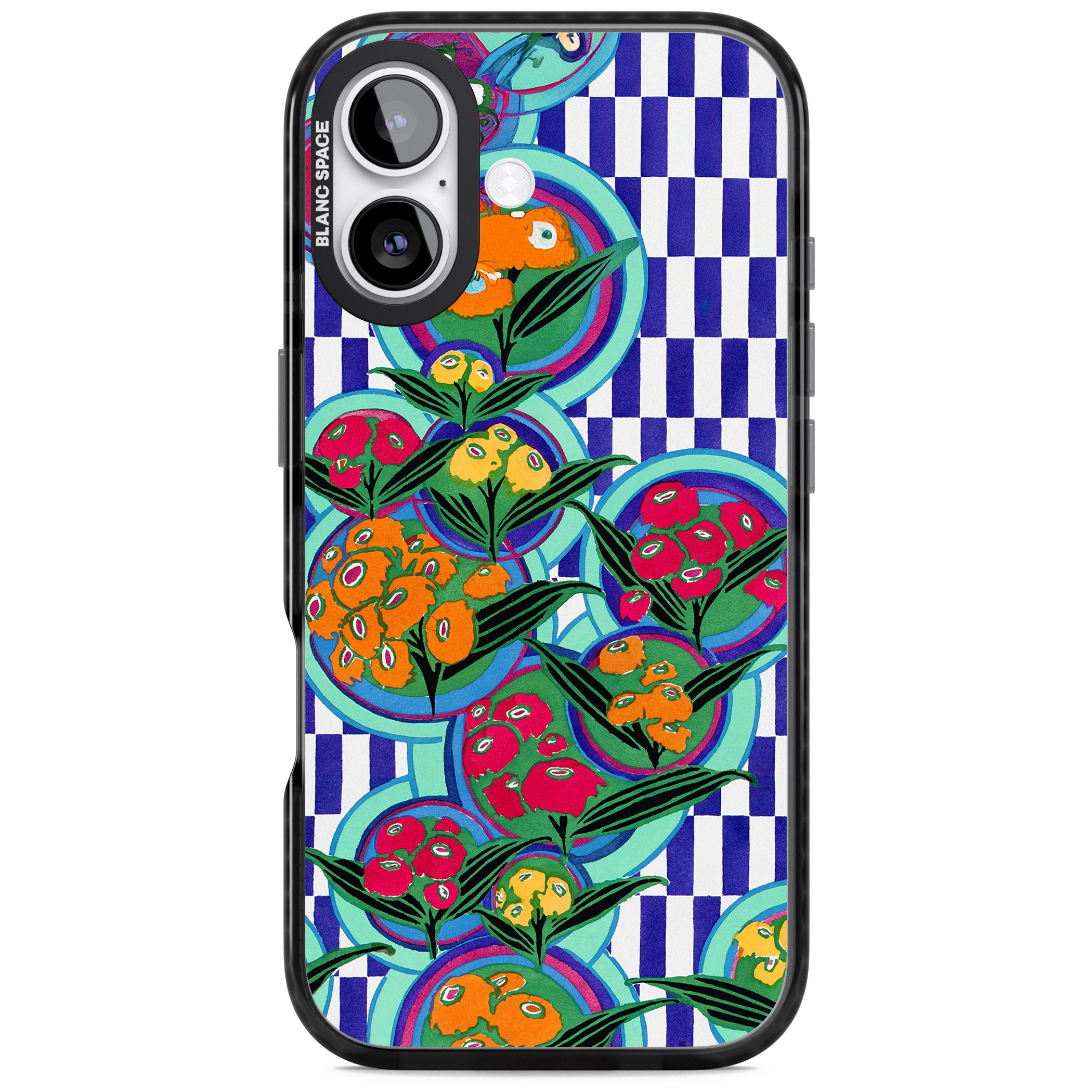 Vintage Fruit Plates iPhone 17 Impact Pro Black Phone Case