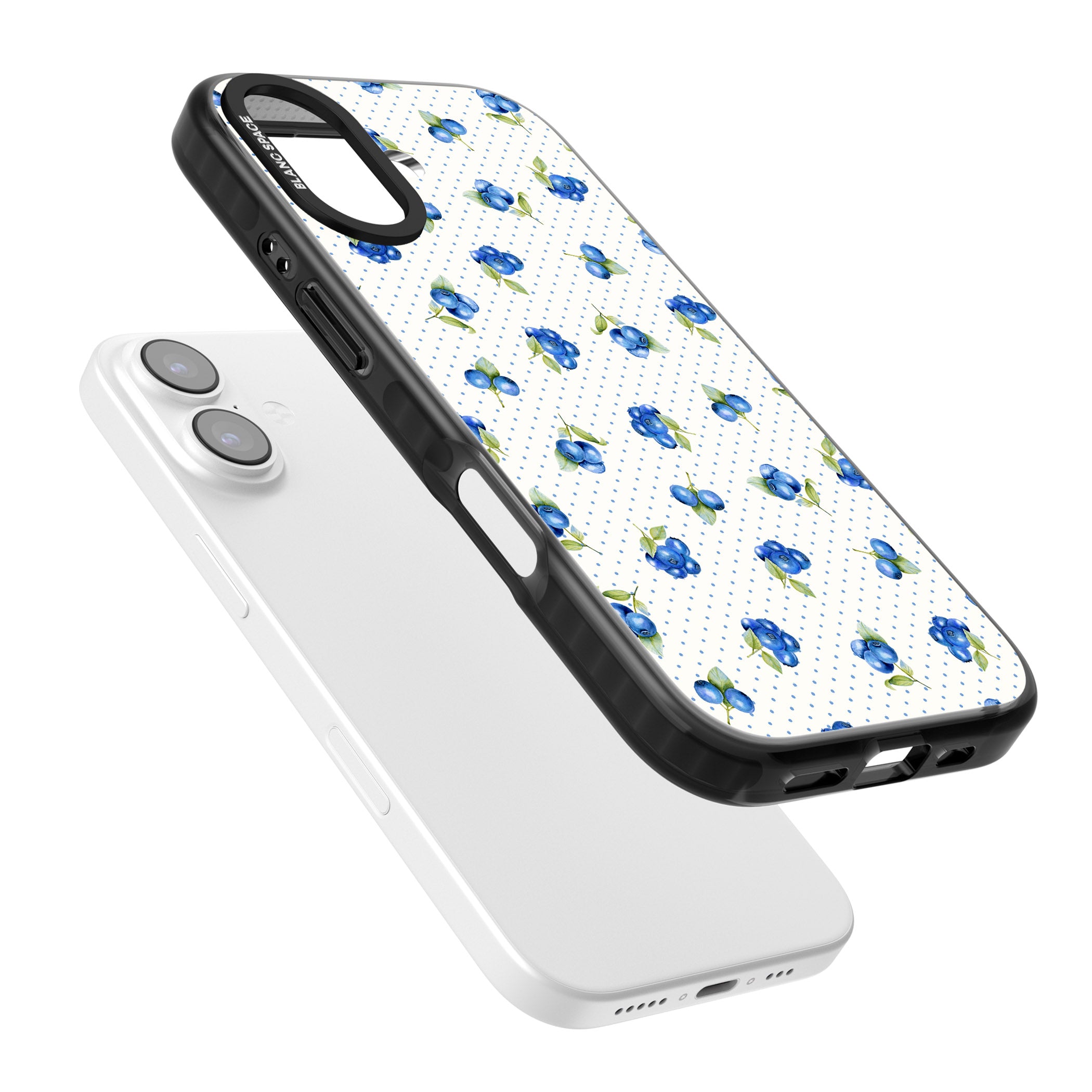 Blueberry Picnic iPhone 17 Impact Pro Black Phone Case Colours