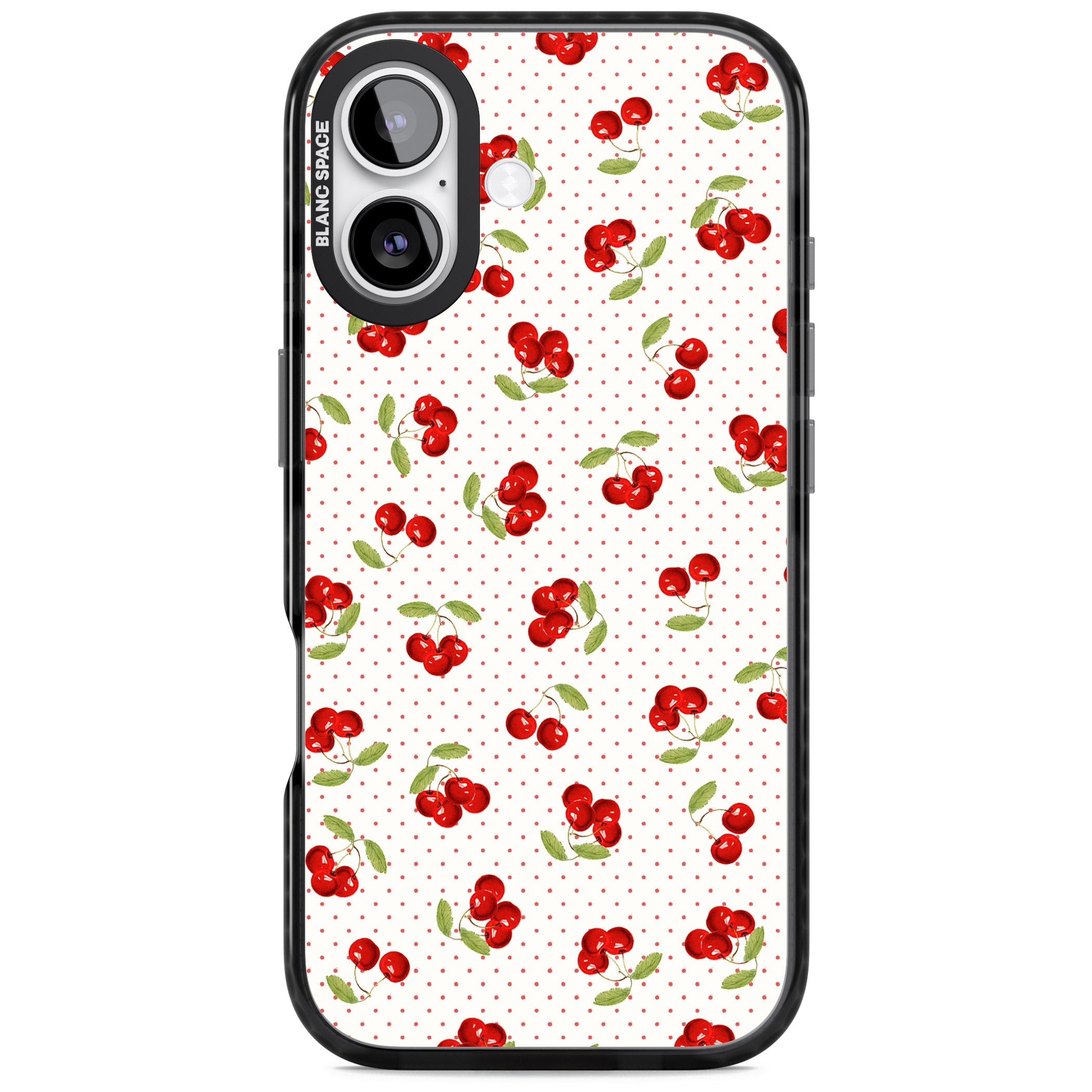 Cherry Picking iPhone 17 Impact Pro Black Phone Case
