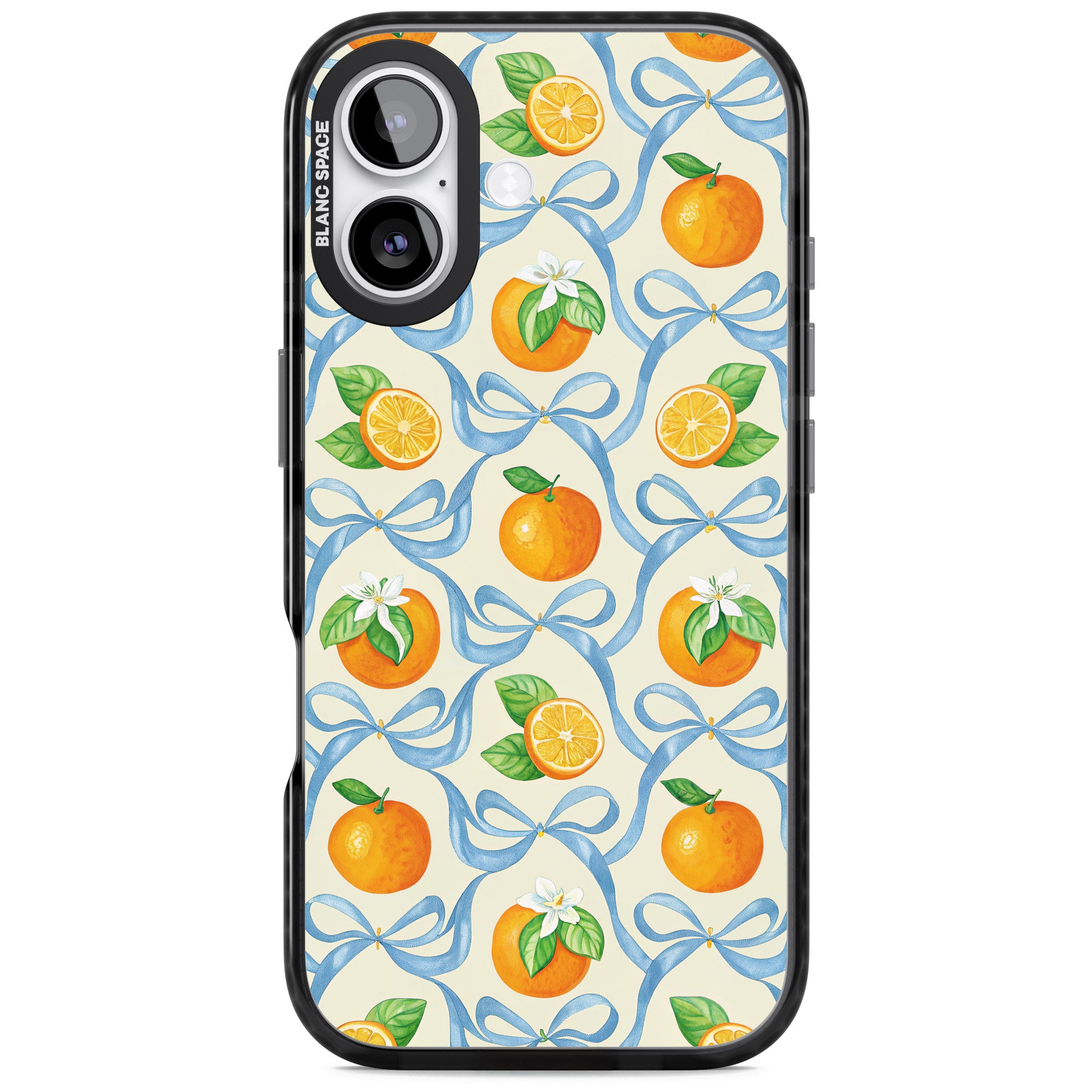Bows & Clementines iPhone 17 Impact Pro Black Phone Case