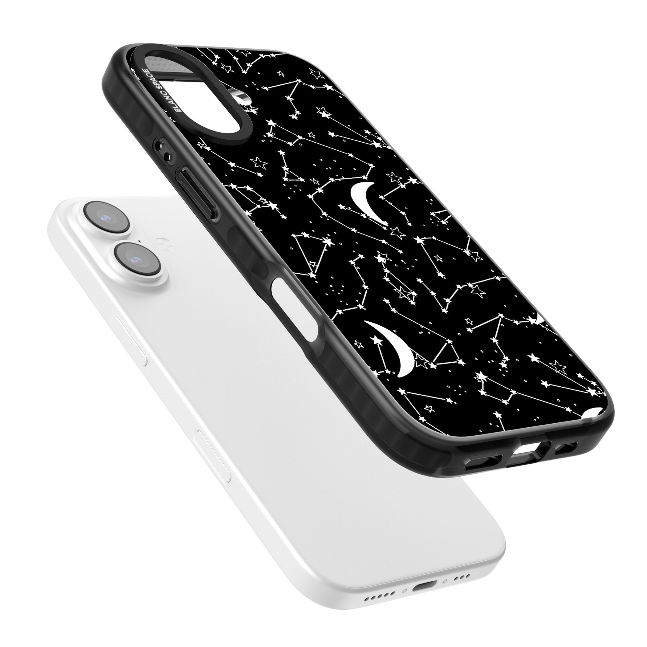 Black Celestial Constellations iPhone 17 Impact Pro Black Phone Case Colours