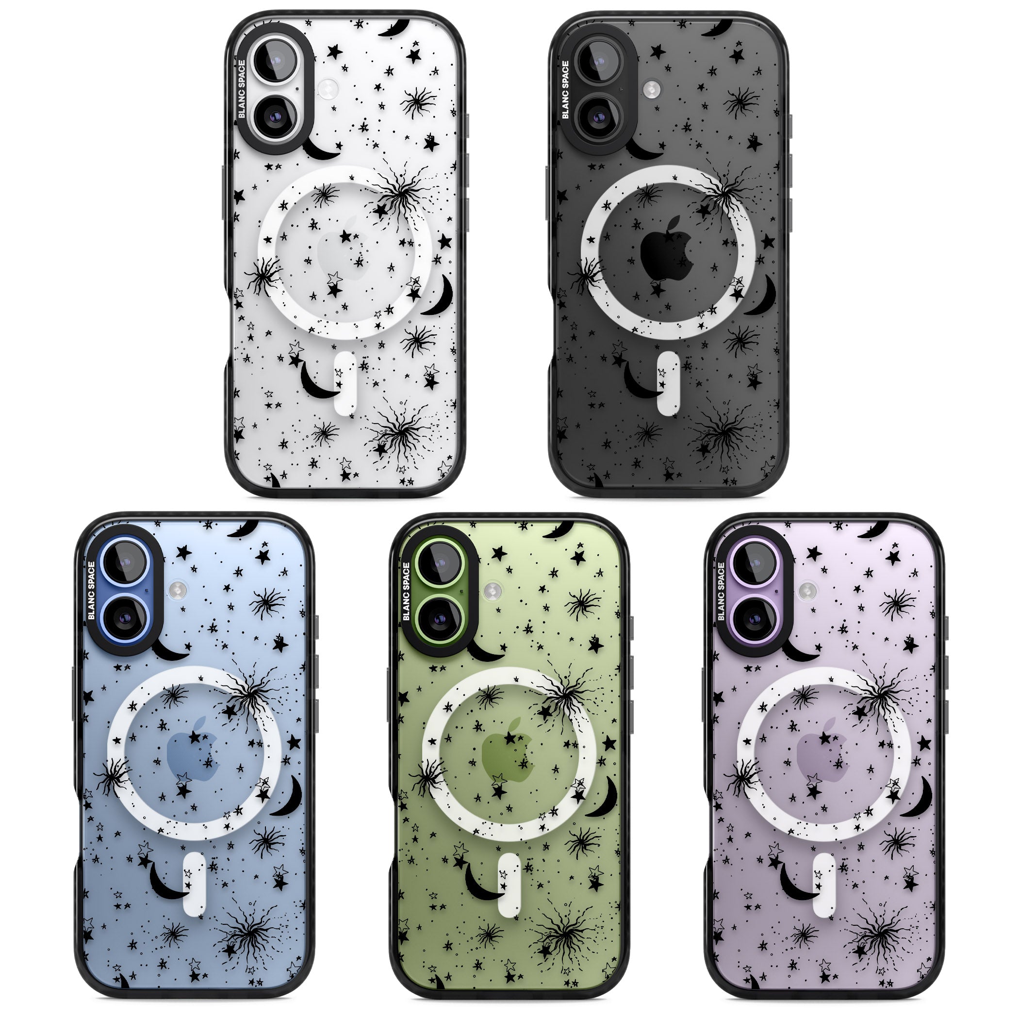 Celestial Night iPhone 17 Impact Pro Black Phone Case APT Impact Protection