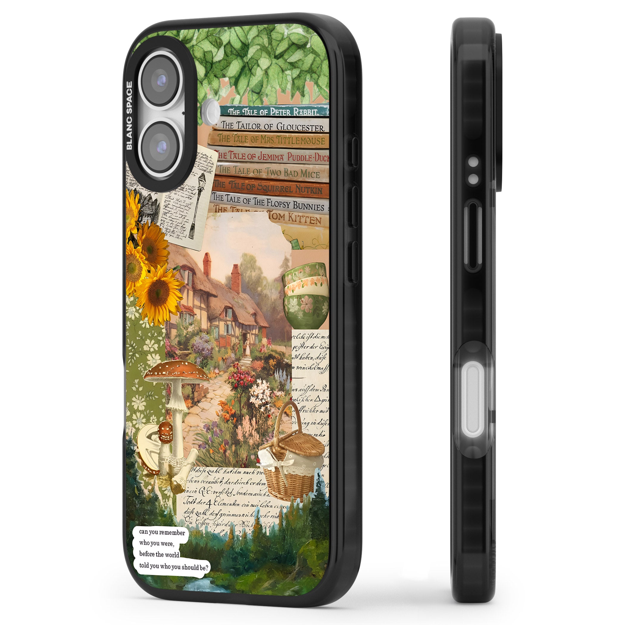 Bookworm iPhone 17 Impact Pro Black Phone Case Side Profile