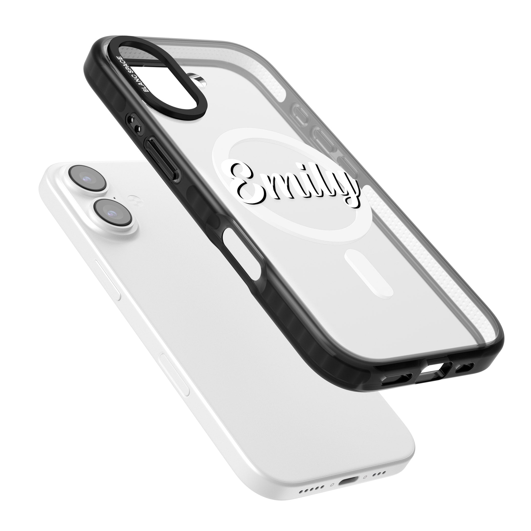 Personalised Cute Name iPhone 17 Impact Pro Black Phone Case Colours