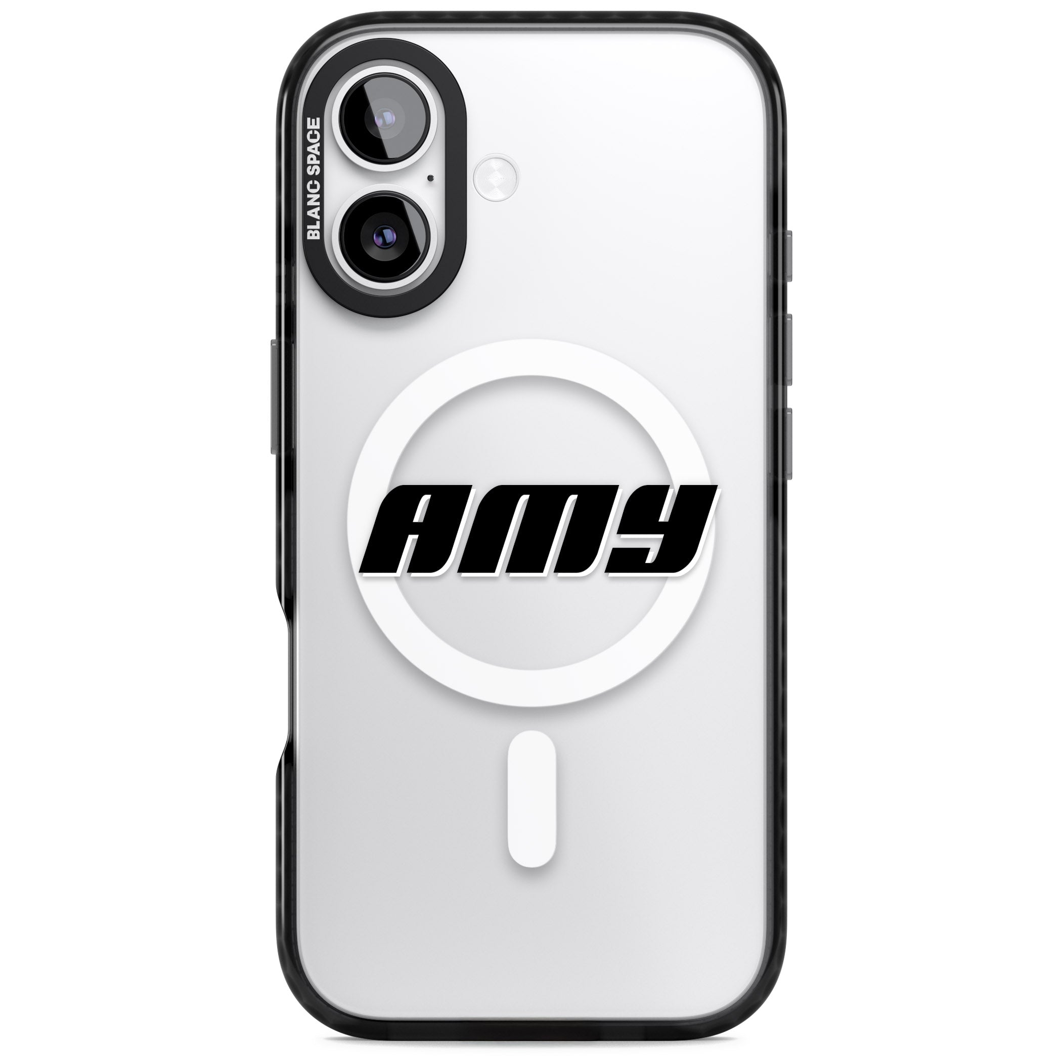 Personalised Bold Name iPhone 17 Impact Pro Black Phone Case