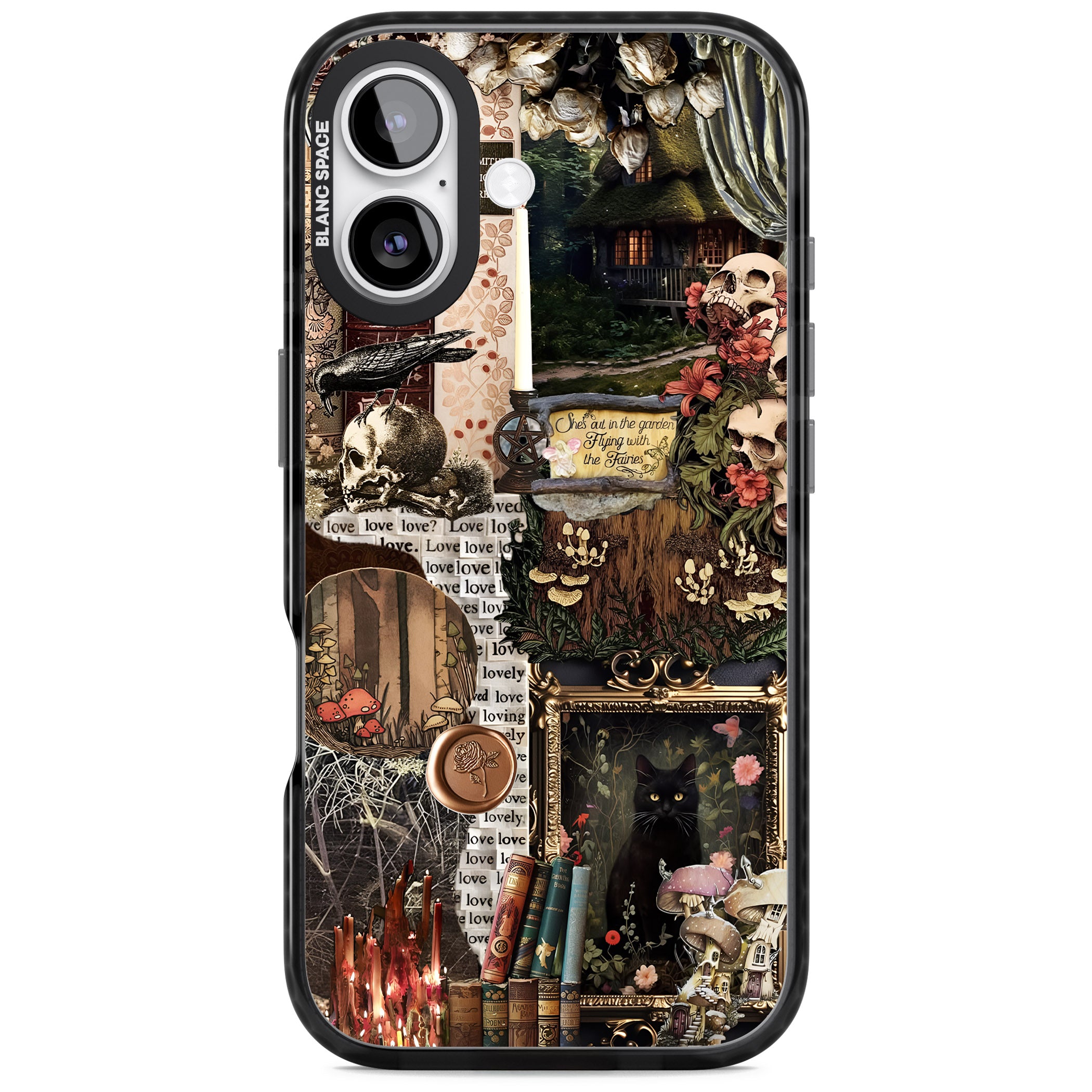 Academia Collage iPhone 17 Impact Pro Black Phone Case