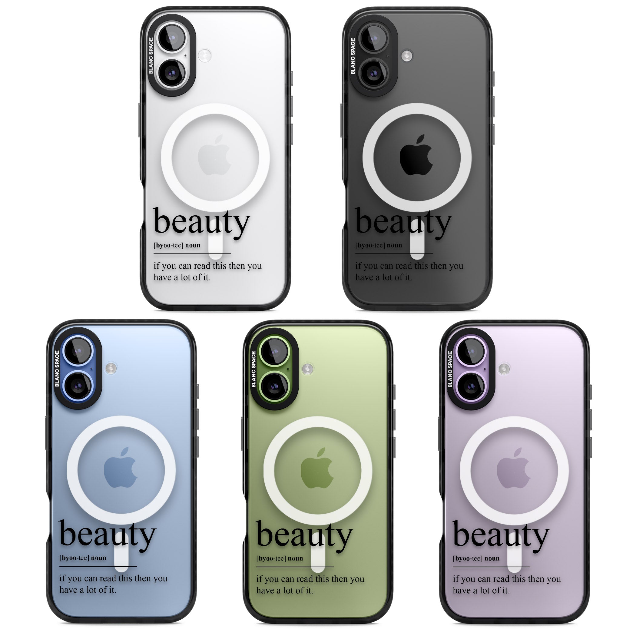 Beauty iPhone 17 Impact Pro Black Phone Case APT Impact Protection
