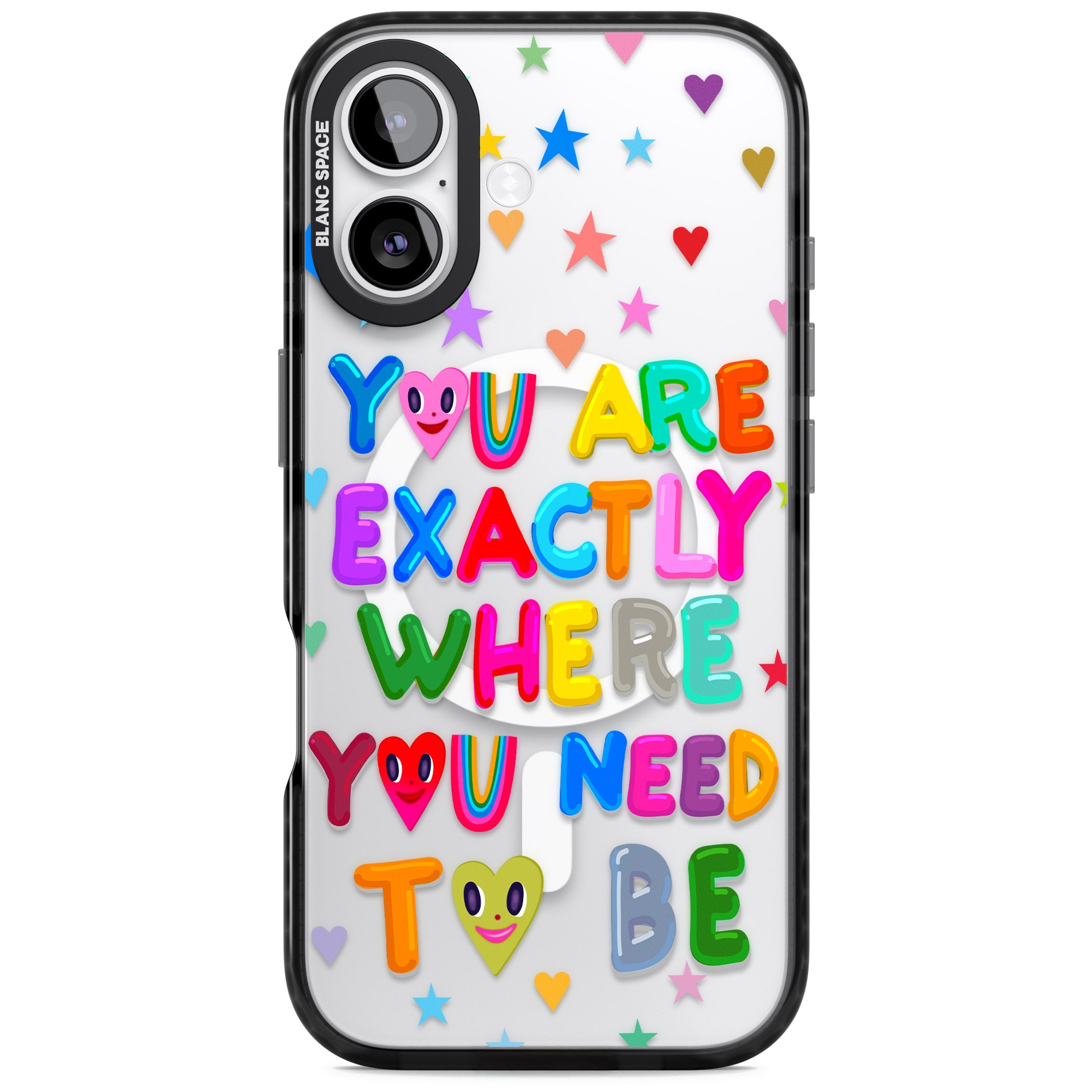 Exactly Where You Need To Be iPhone 17 Impact Pro Black Phone Case