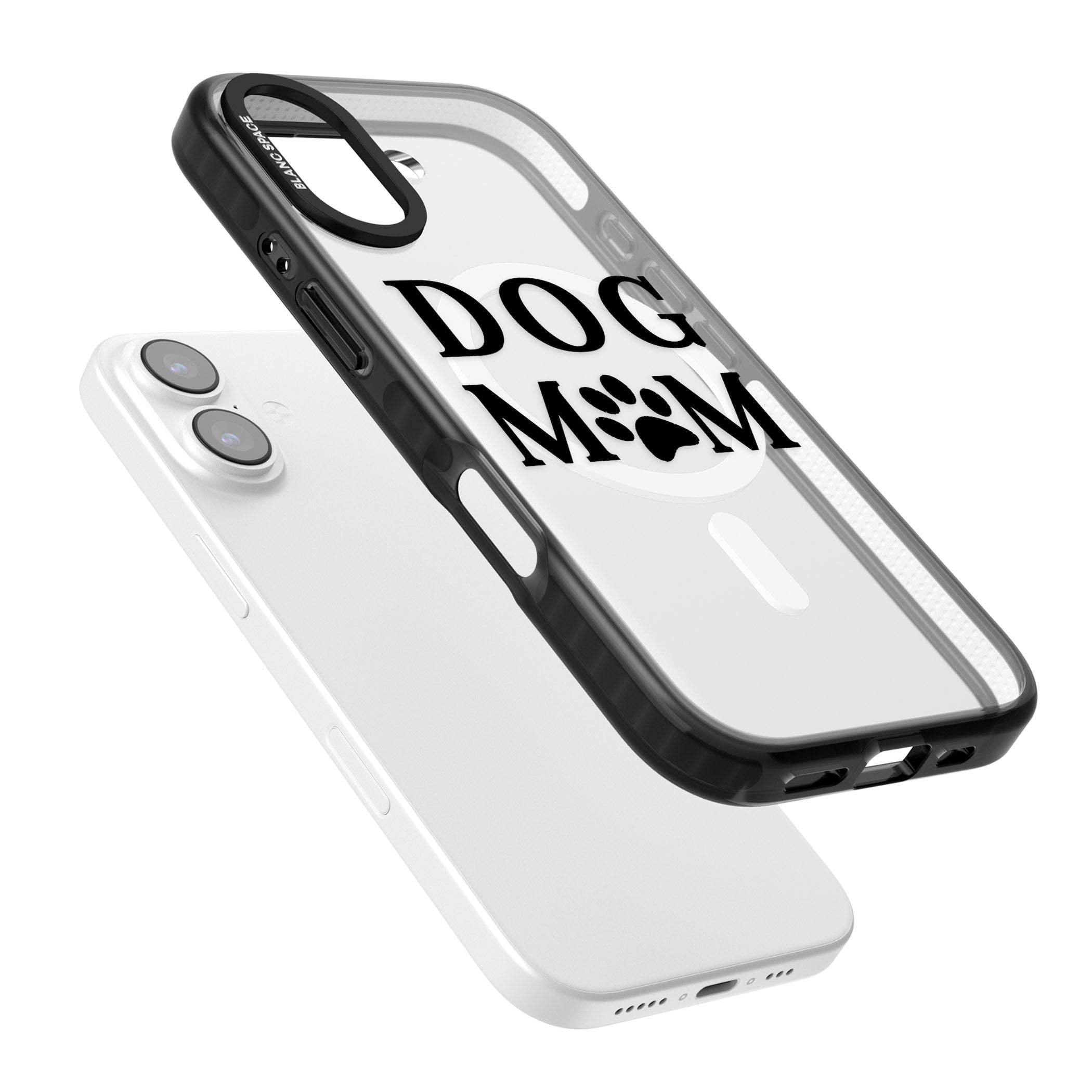 Dog Mom iPhone 17 Impact Pro Black Phone Case Colours