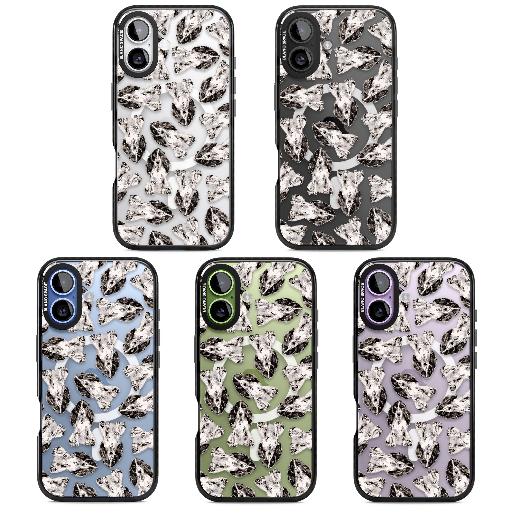 Cocker Spaniel Watercolor Elegance iPhone 17 Impact Pro Black Phone Case APT Impact Protection