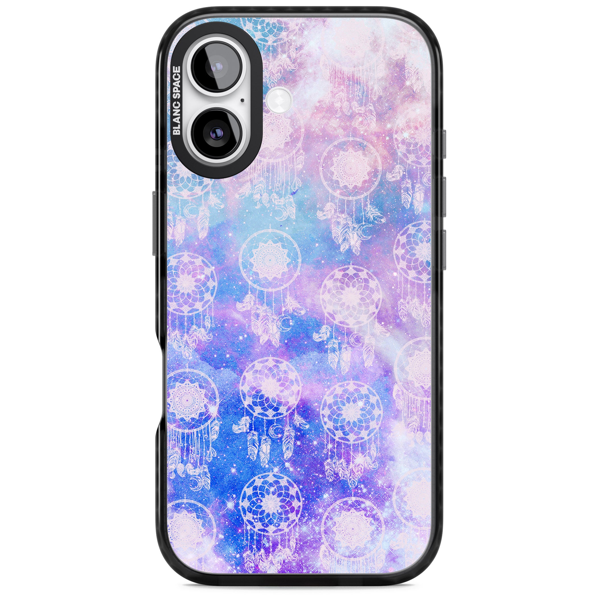Dreamcatcher Galaxy Tie Dye iPhone 17 Impact Pro Black Phone Case