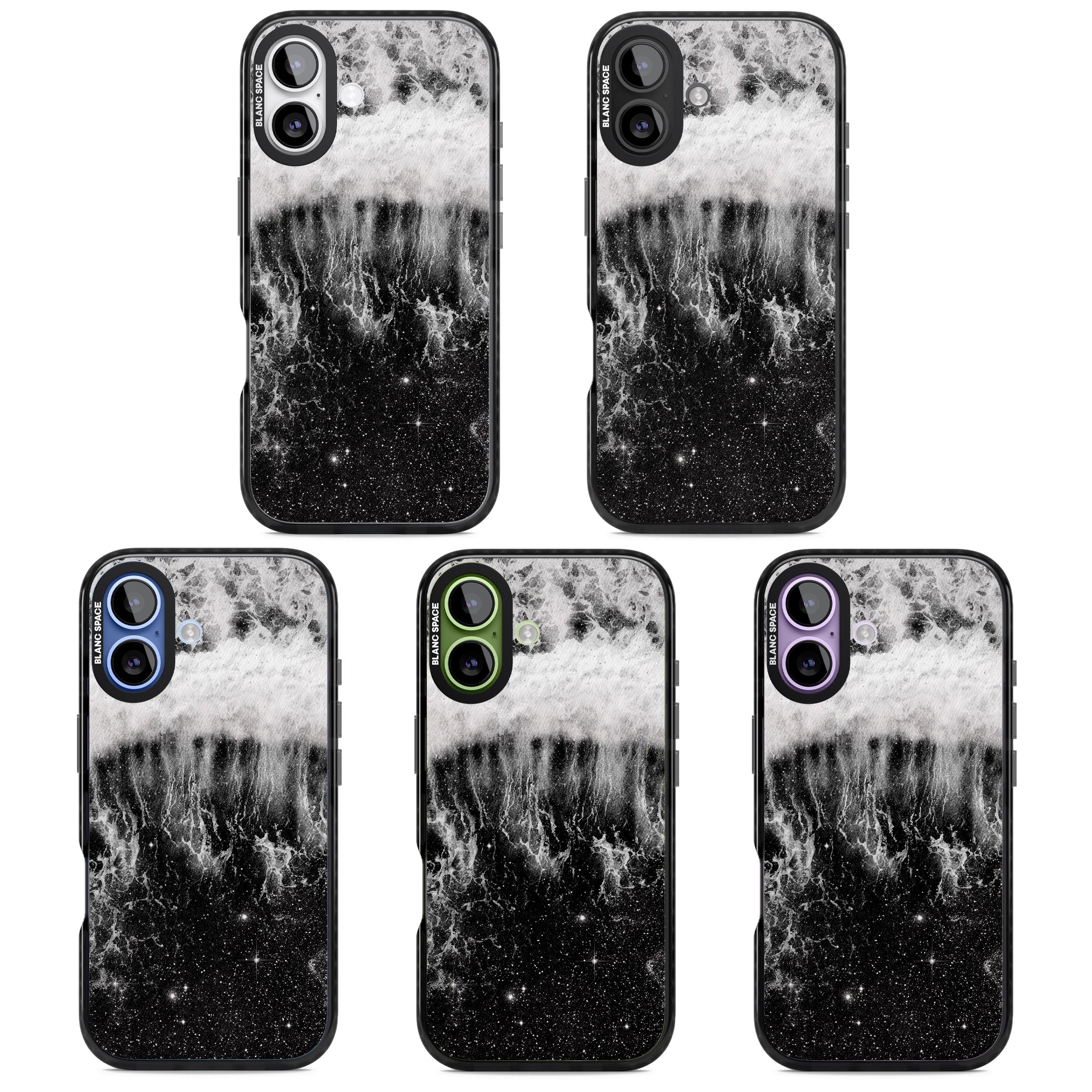 Deep Wave iPhone 17 Impact Pro Black Phone Case APT Impact Protection