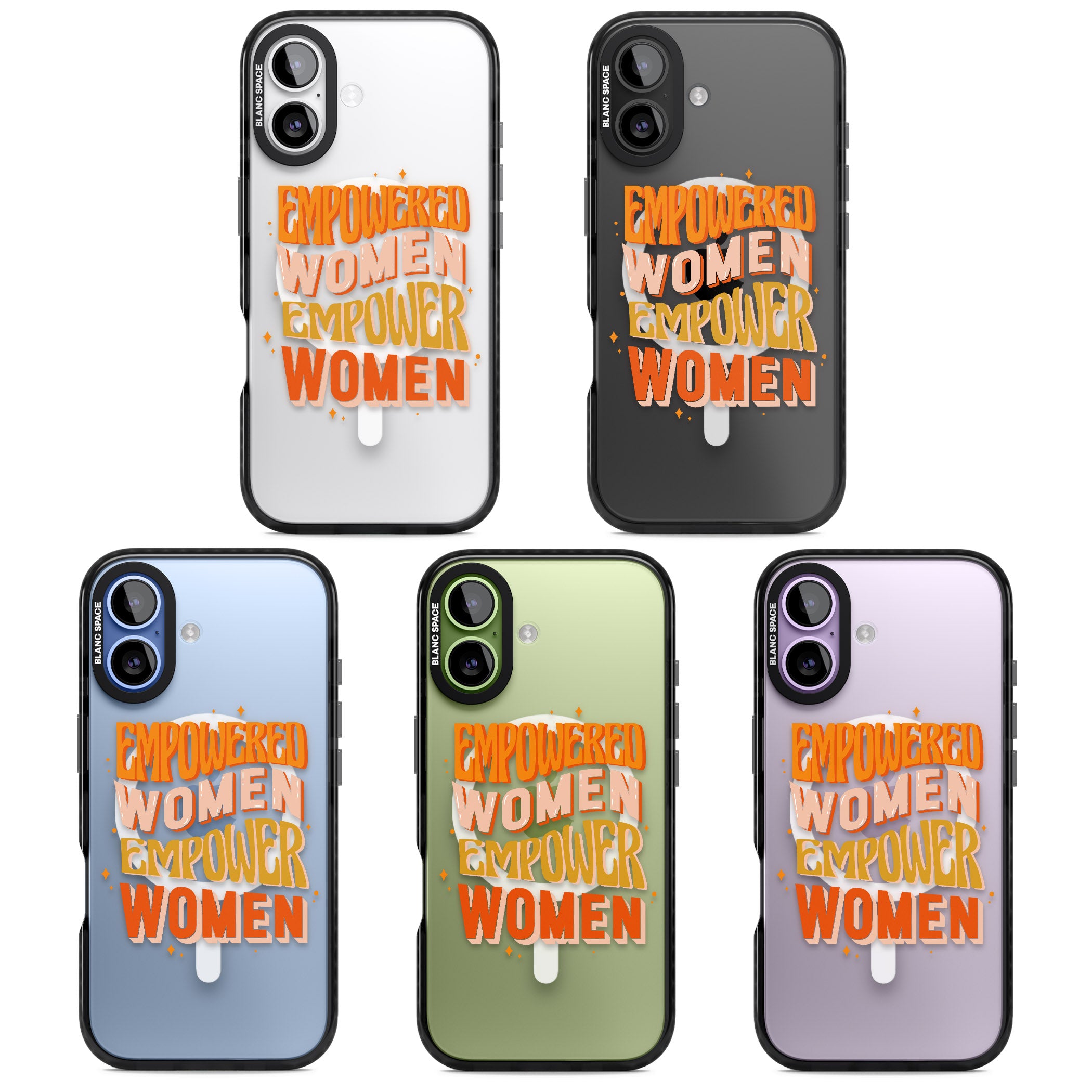 Empowered Women iPhone 17 Impact Pro Black Phone Case APT Impact Protection