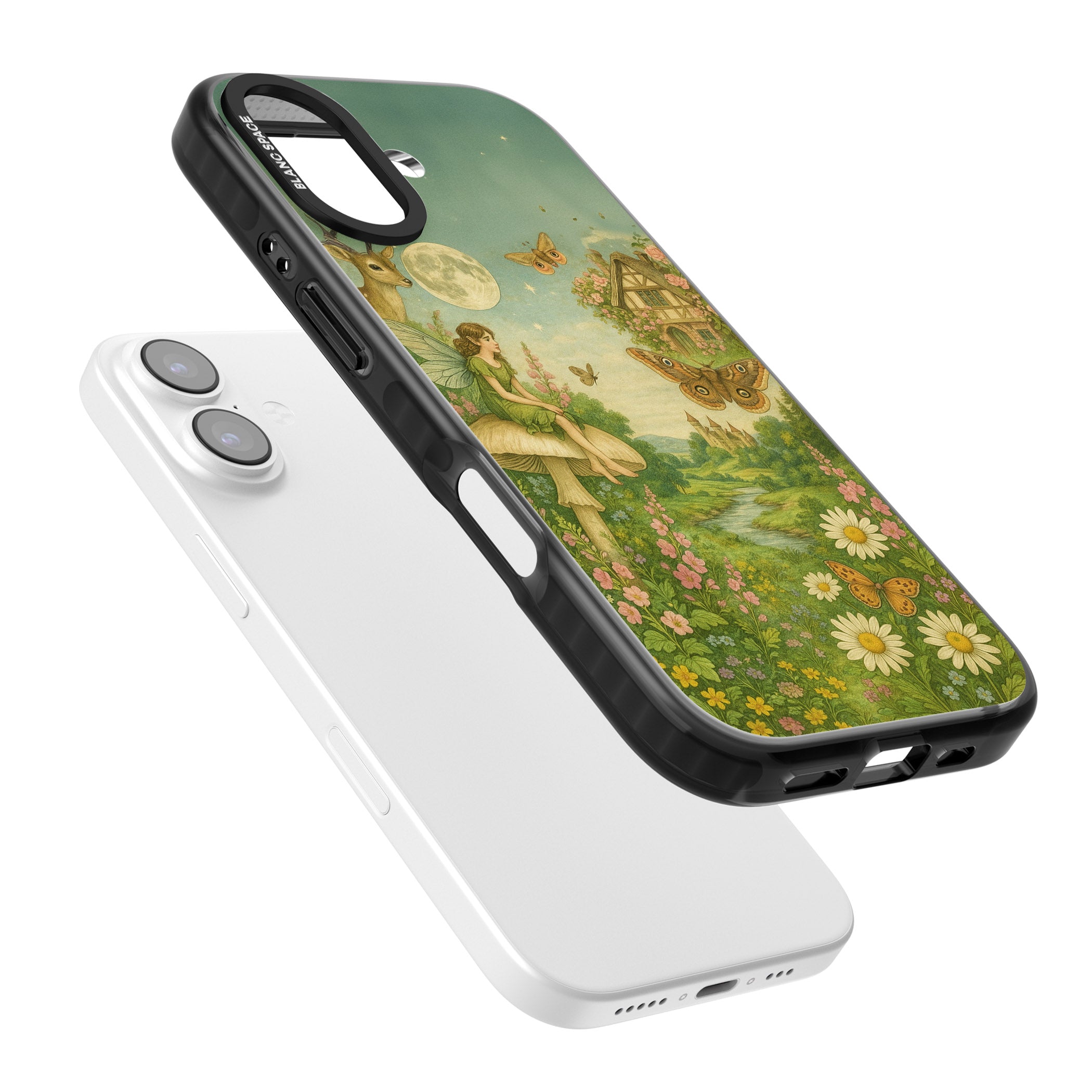 Cottage Fairy iPhone 17 Impact Pro Black Phone Case Colours