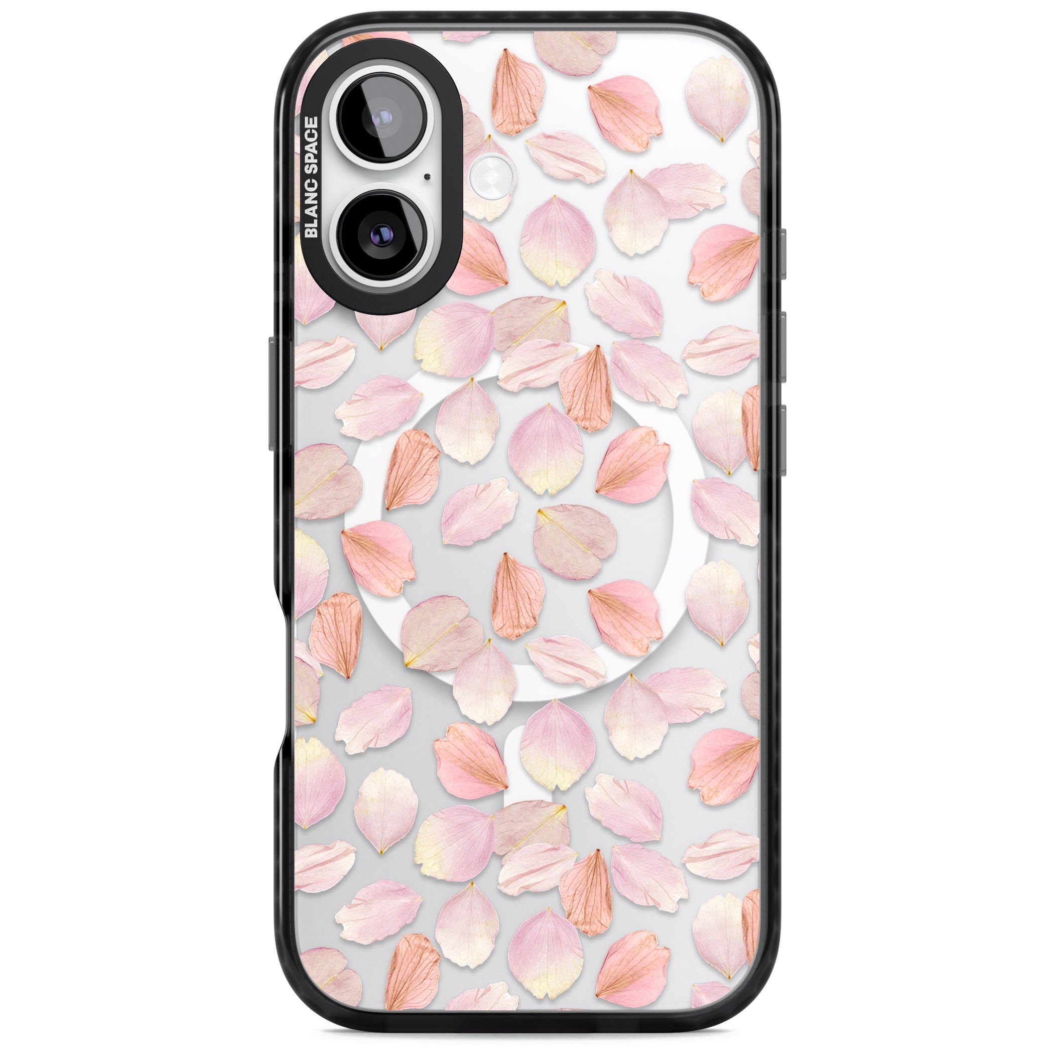 Petal Dream iPhone 17 Impact Pro Black Phone Case