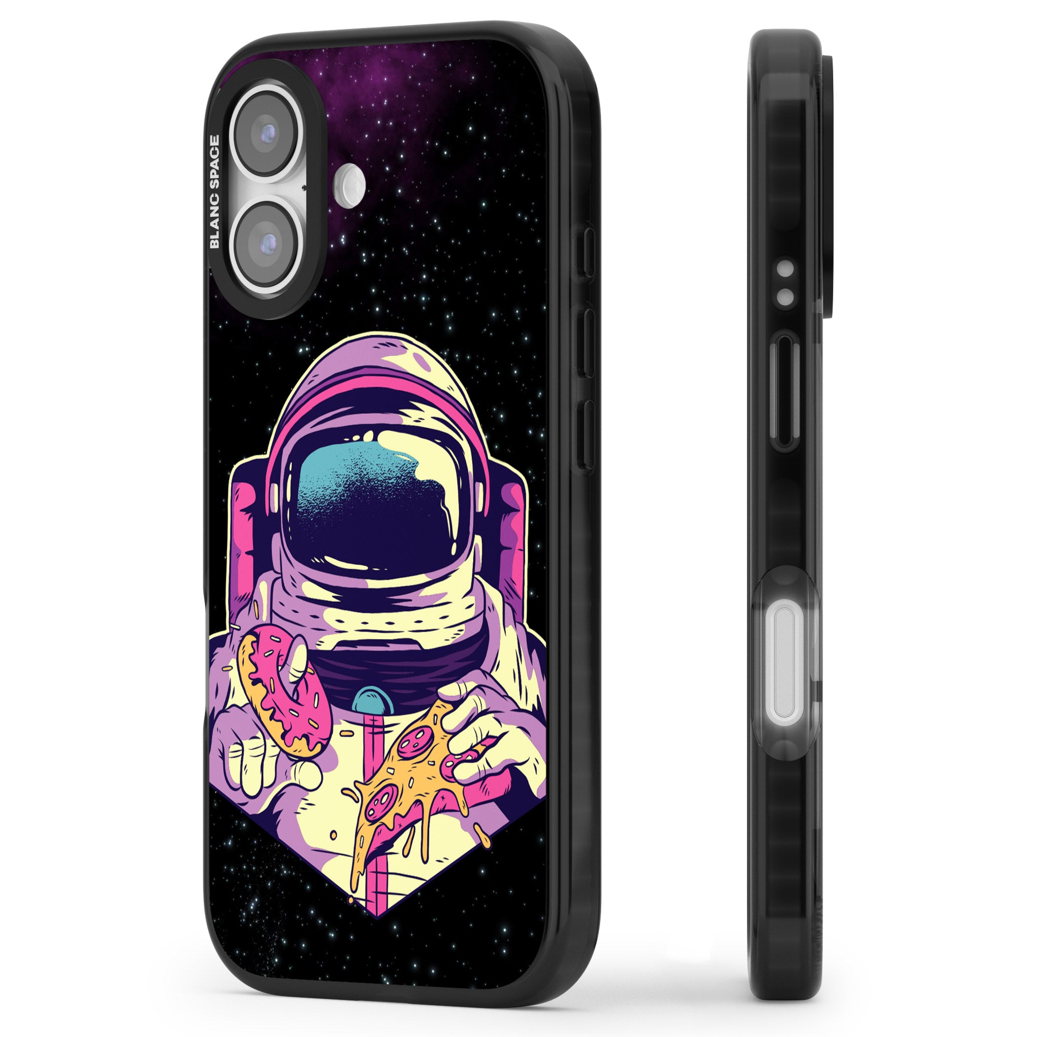 Astro Cheat Meal iPhone 17 Impact Pro Black Phone Case Side Profile