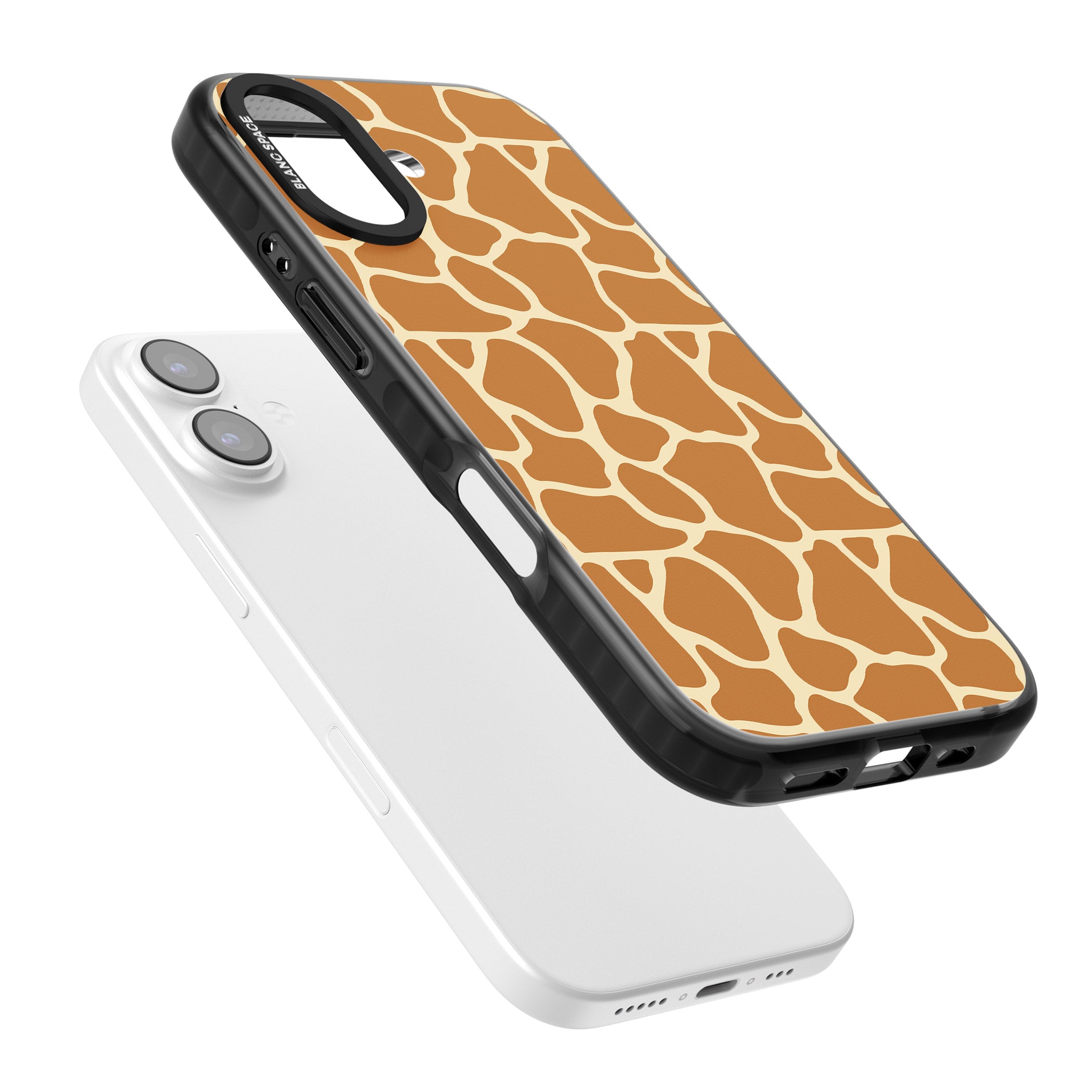 Giraffe Pattern iPhone 17 Impact Pro Black Phone Case Colours