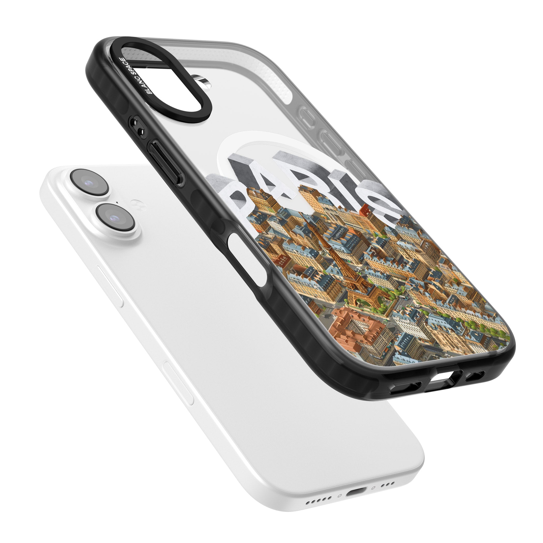 Paris iPhone 17 Impact Pro Black Phone Case Colours