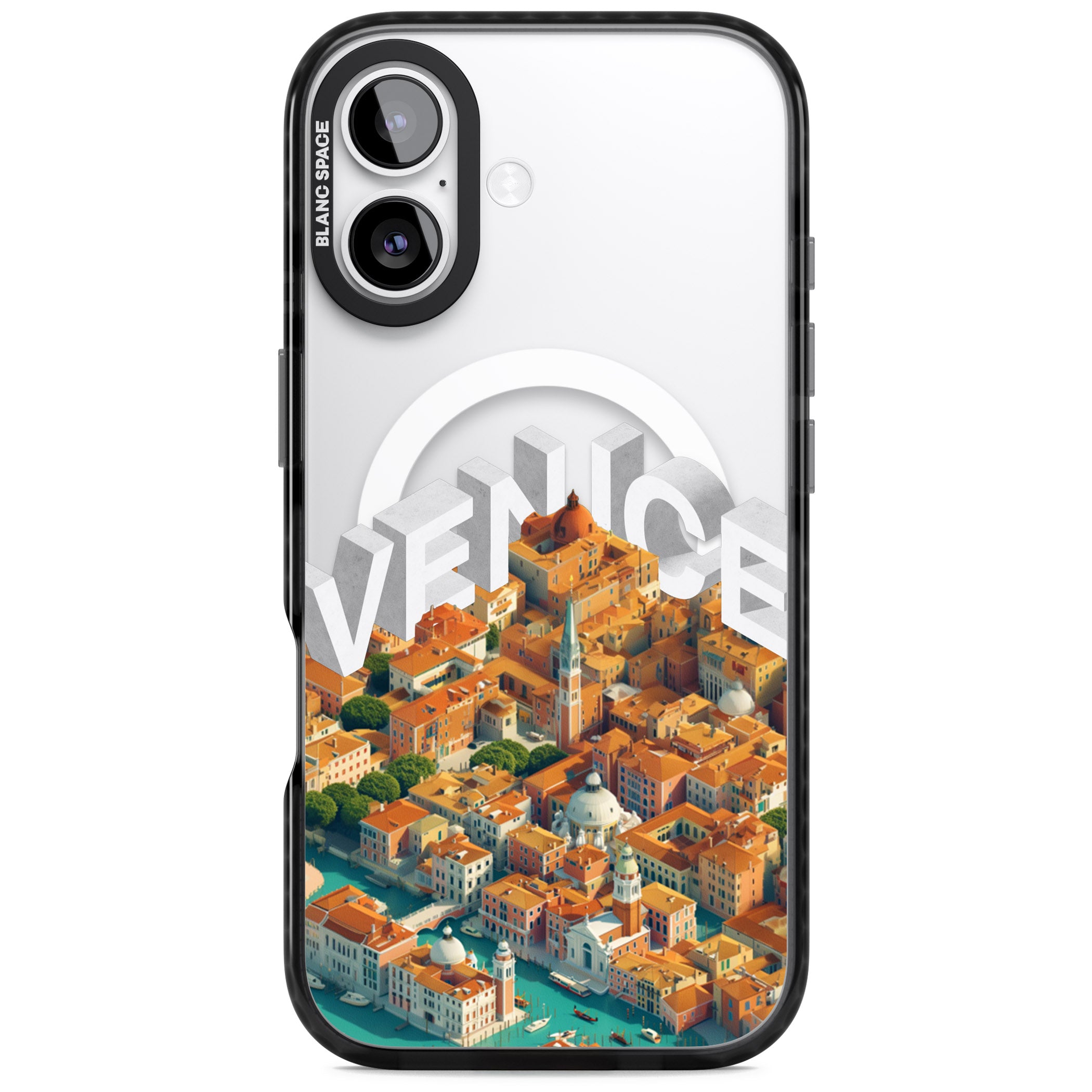 Venice iPhone 17 Impact Pro Black Phone Case