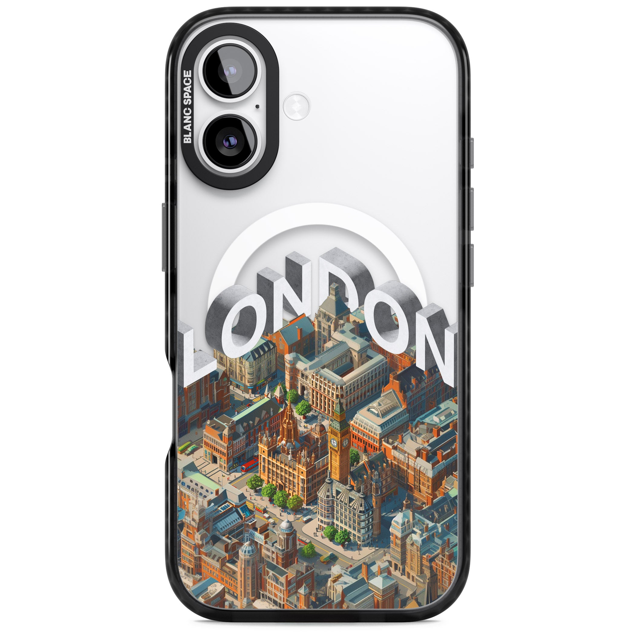 London iPhone 17 Impact Pro Black Phone Case