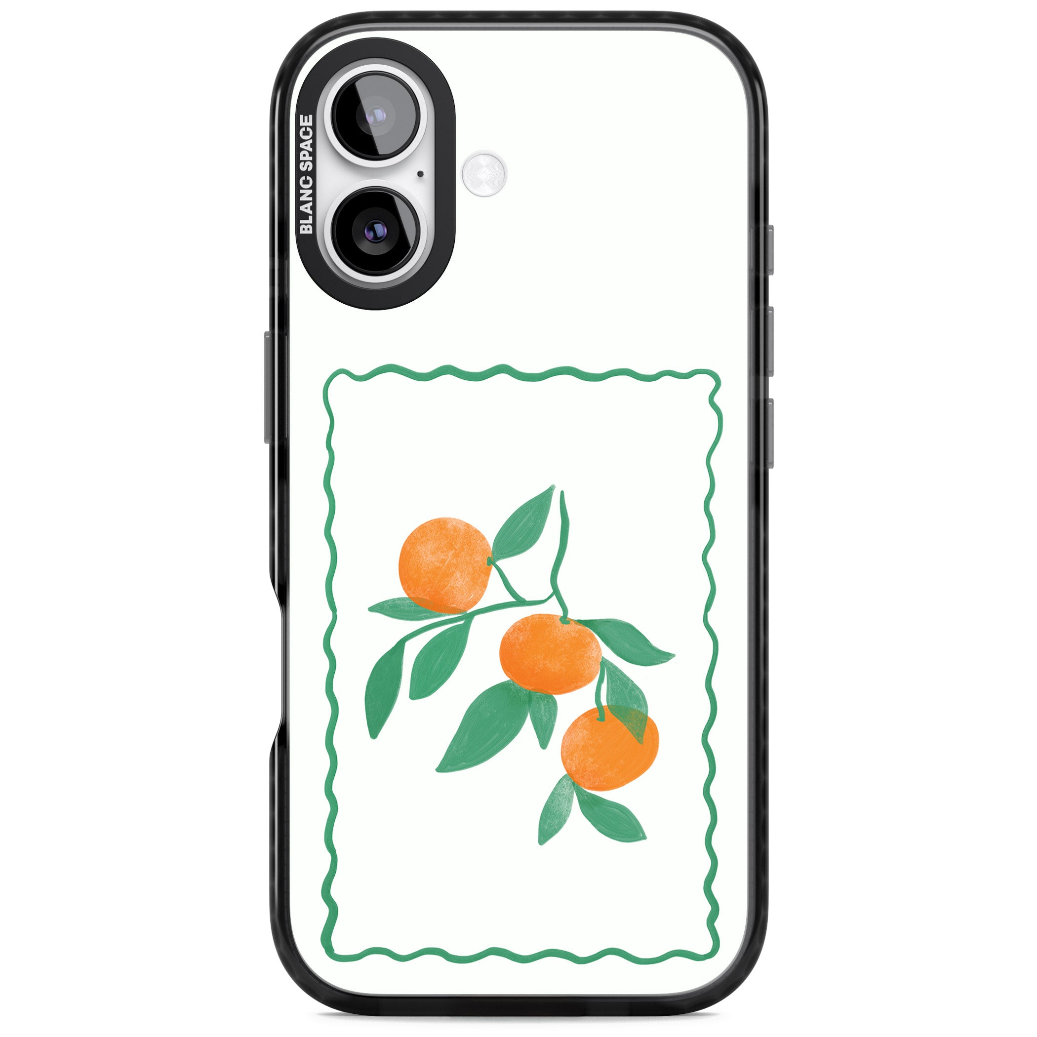 Italian Oranges iPhone 17 Impact Pro Black Phone Case