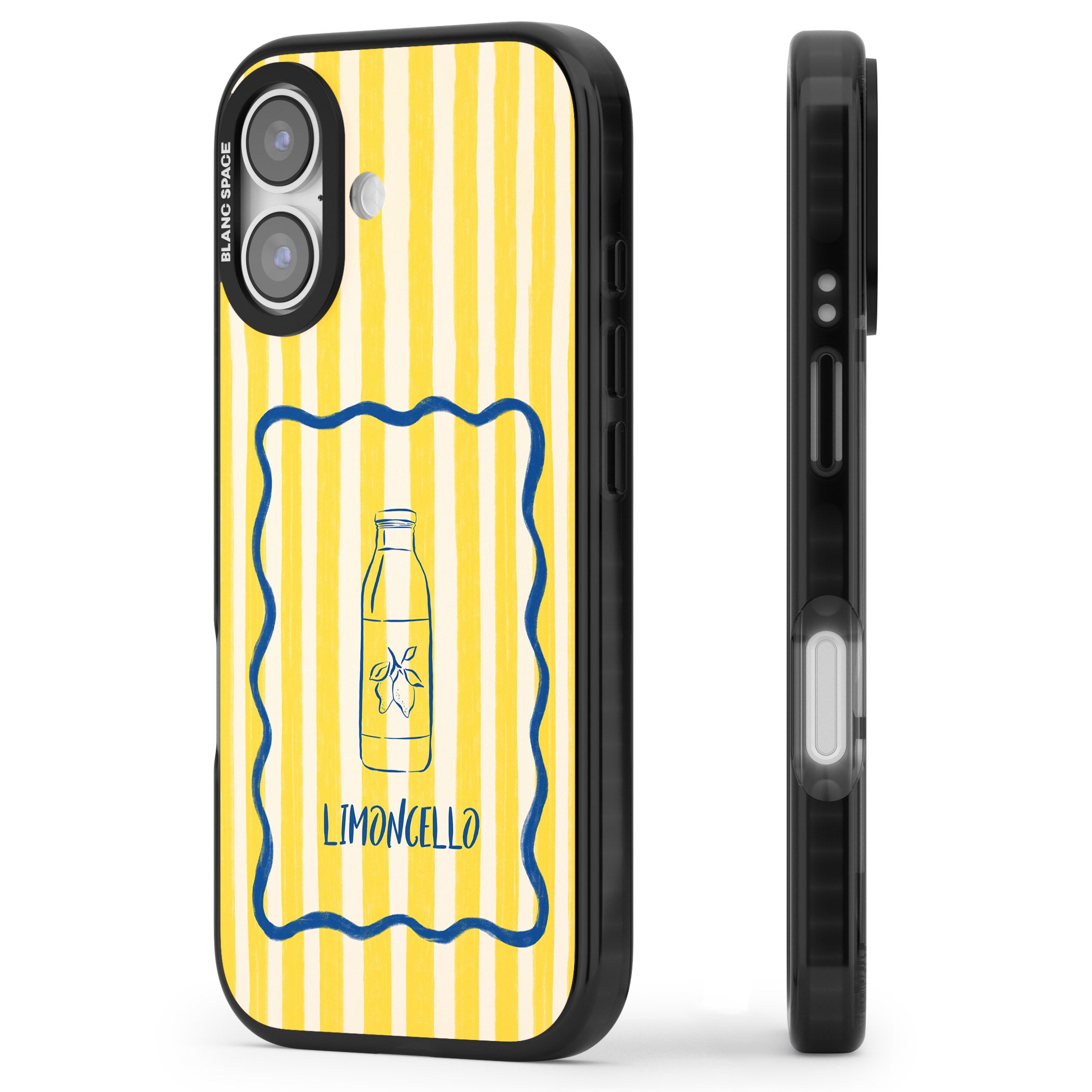 Limoncello iPhone 17 Impact Pro Black Phone Case Side Profile