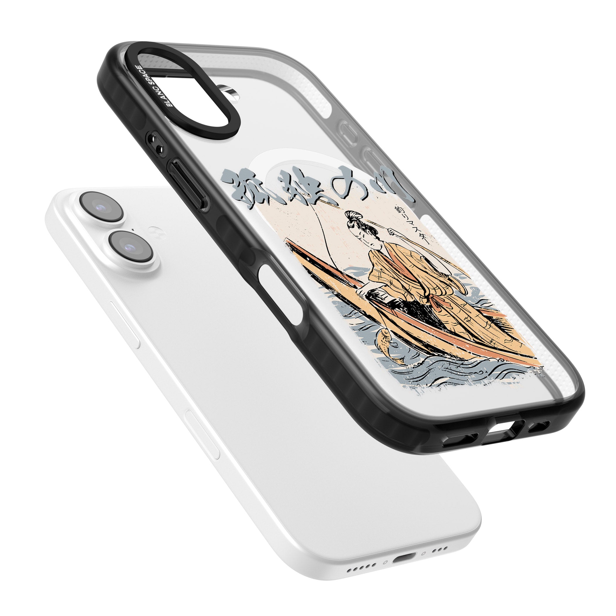 Japanese River iPhone 17 Impact Pro Black Phone Case Colours