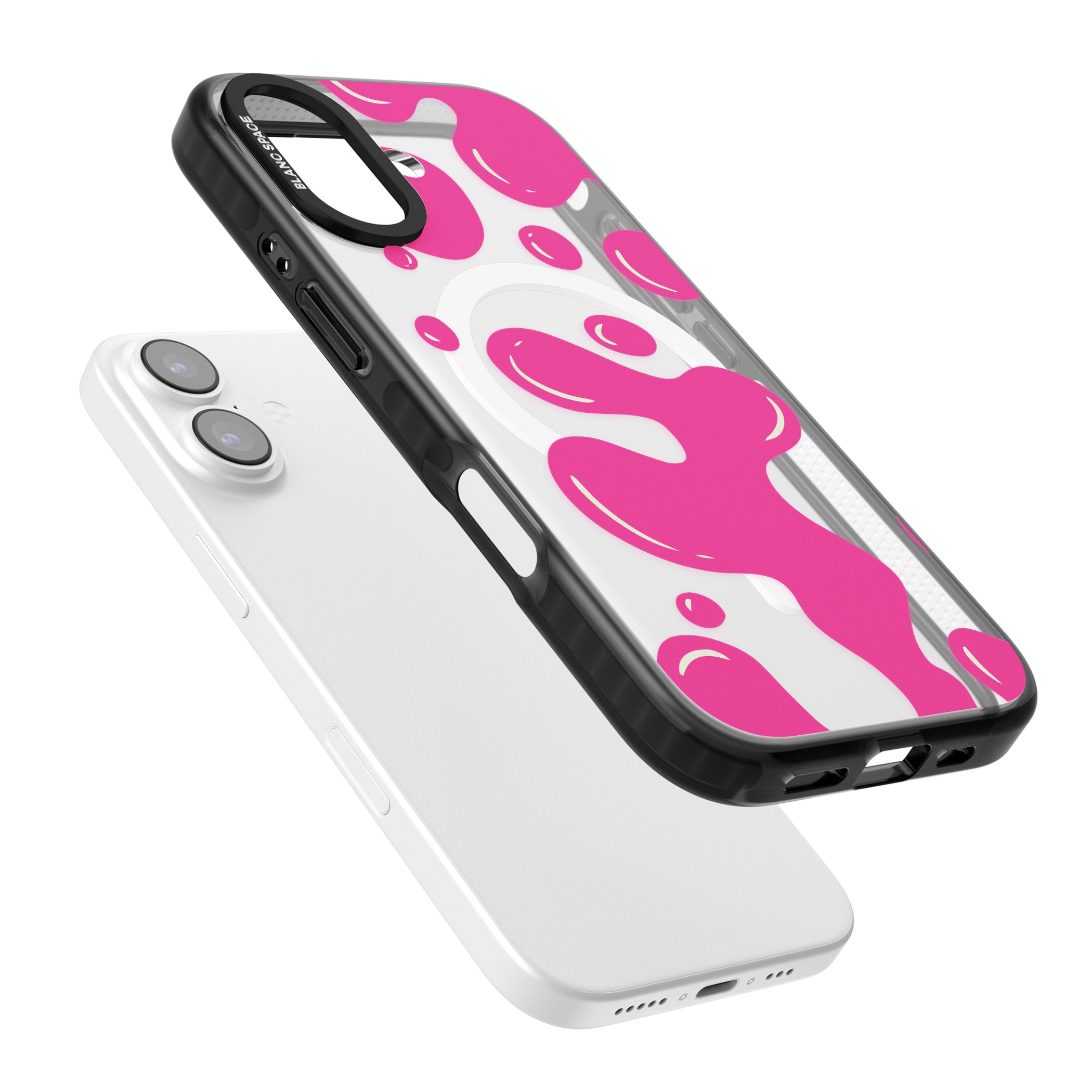 Pink Lava Lamp iPhone 17 Impact Pro Black Phone Case Colours