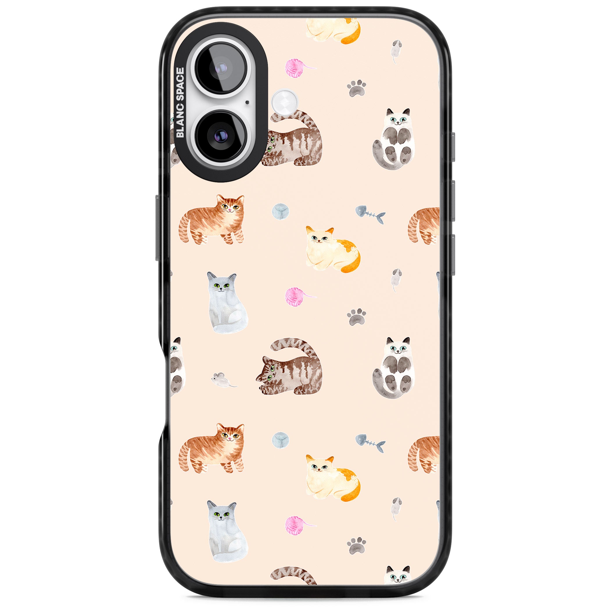 Cat Playground iPhone 17 Impact Pro Black Phone Case