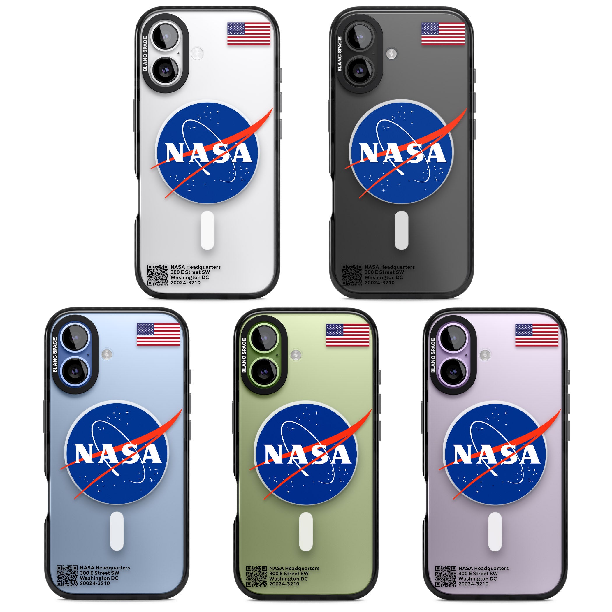 Nasa Meatball iPhone 17 Impact Pro Black Phone Case APT Impact Protection