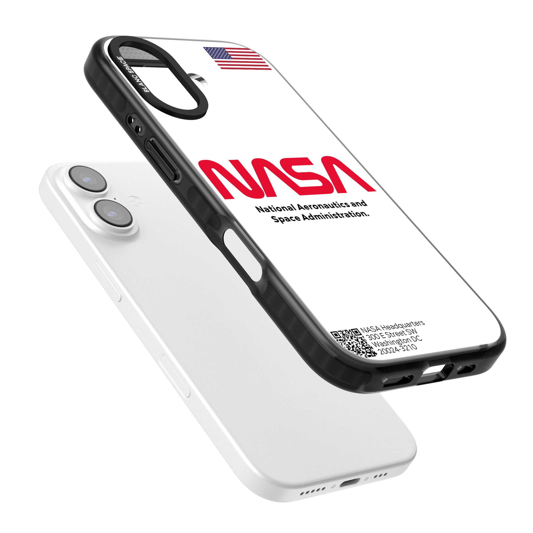 Nasa The Worm iPhone 17 Impact Pro Black Phone Case Colours