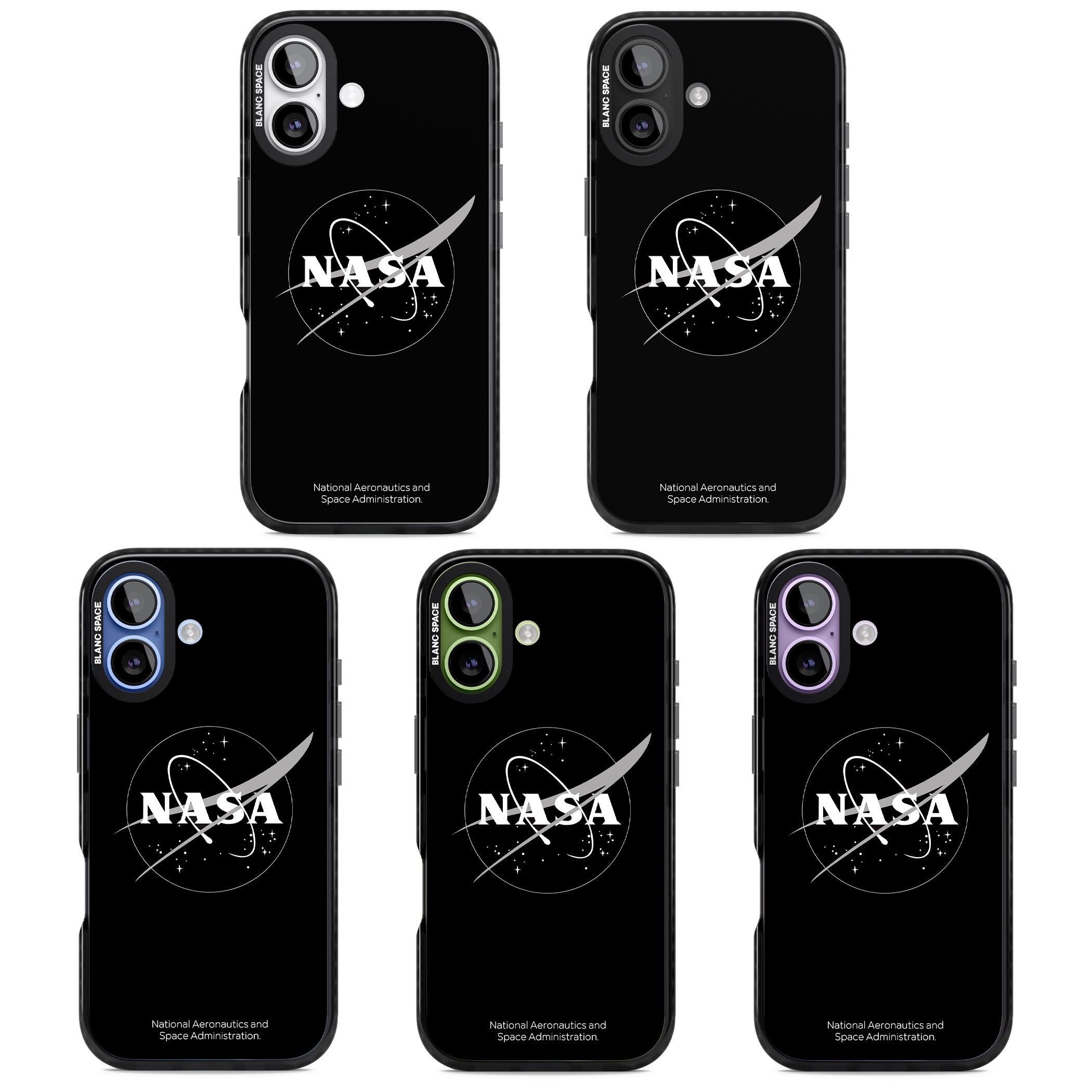 Dark Nasa Meatball iPhone 17 Impact Pro Black Phone Case APT Impact Protection