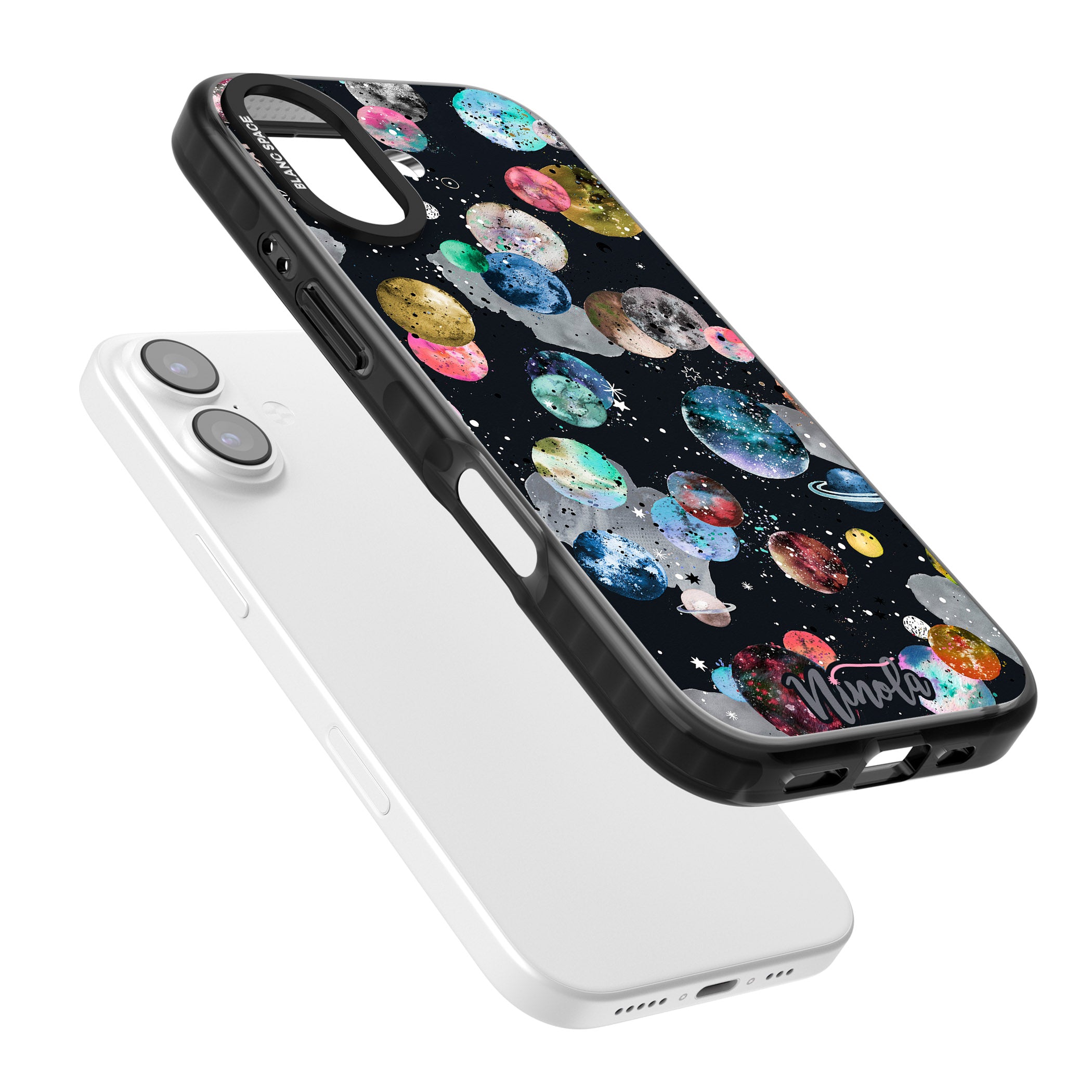 Cosmic Galaxy iPhone 17 Impact Pro Black Phone Case Colours