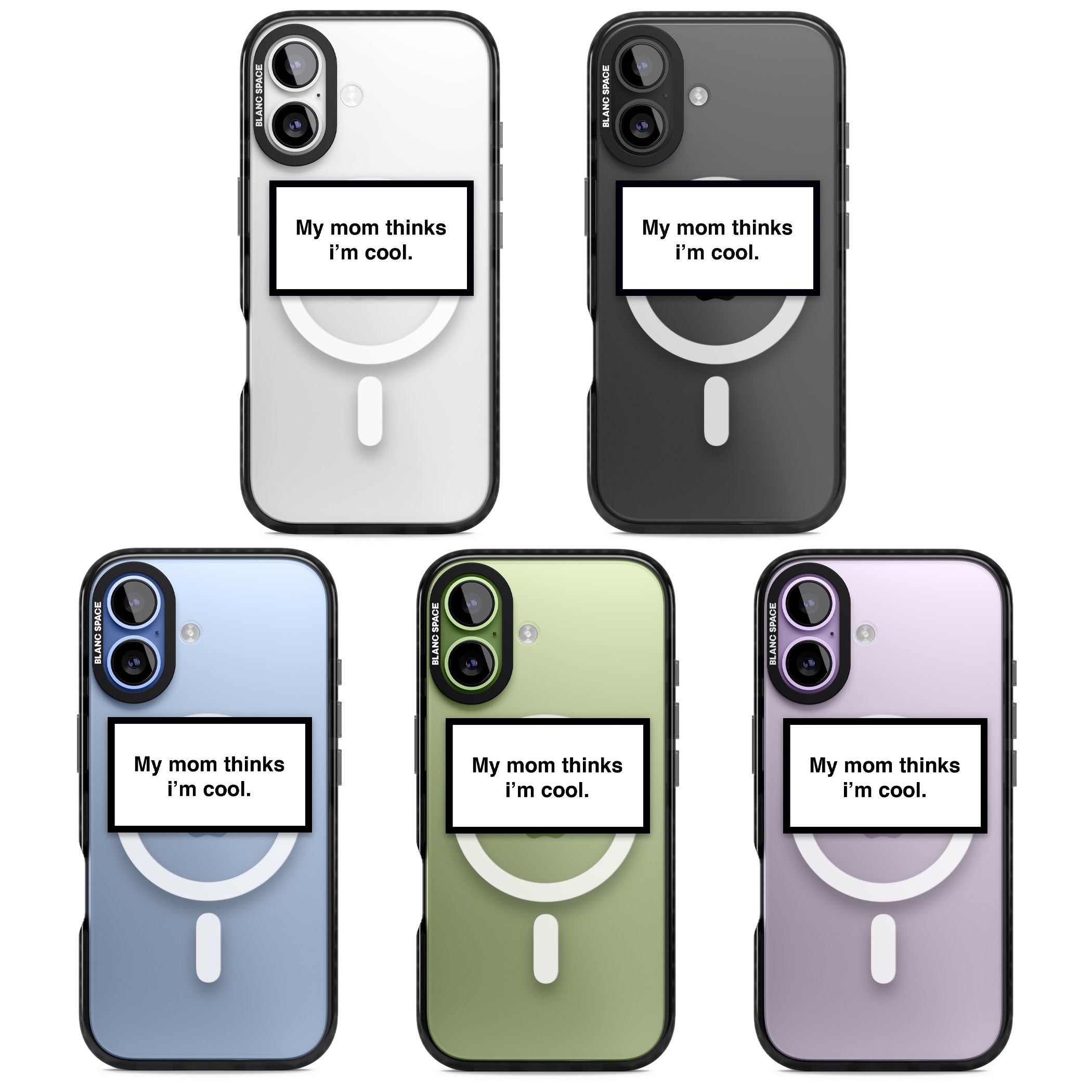 My Mom Thinks I'M Cool iPhone 17 Impact Pro Black Phone Case APT Impact Protection