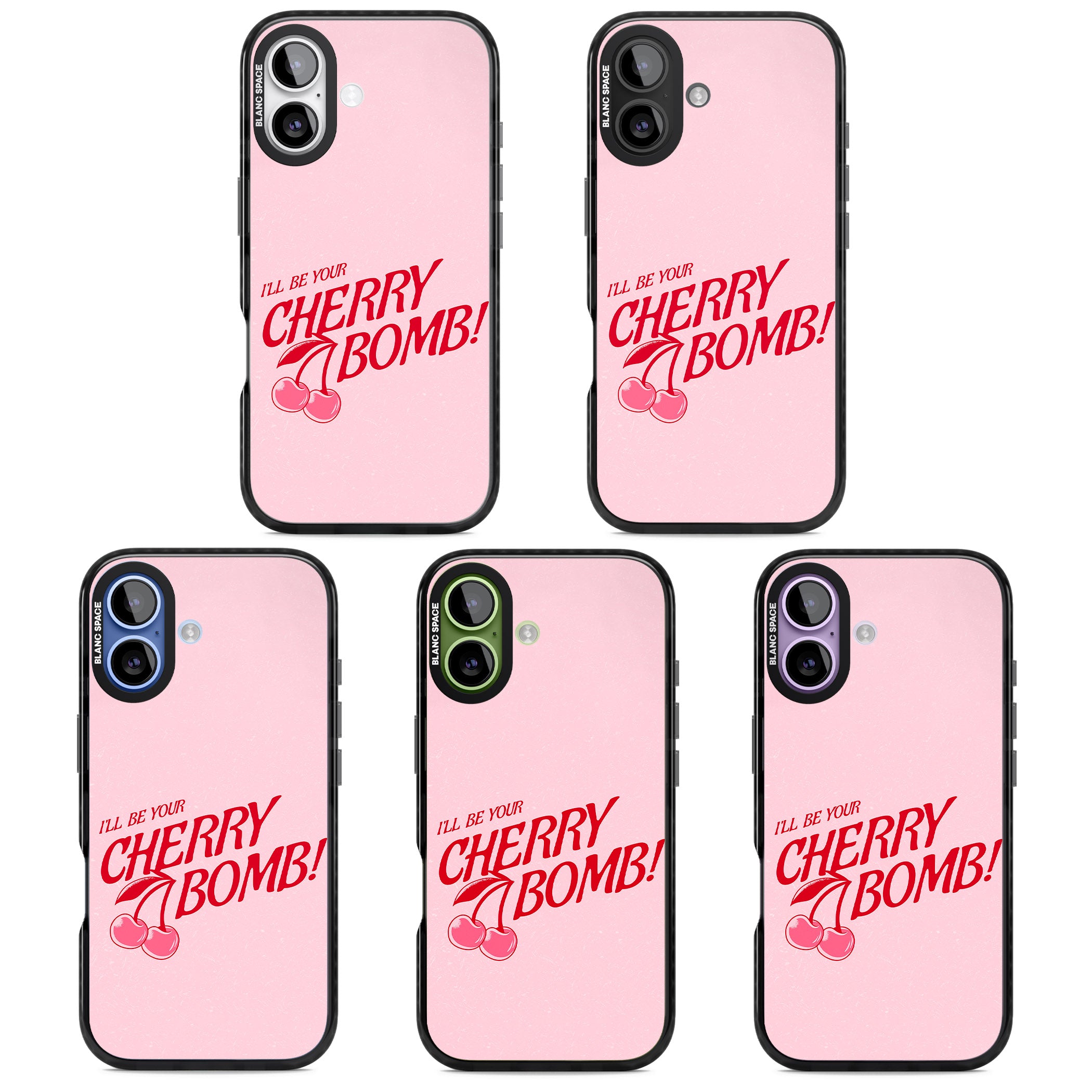 Your Cherry Bomb iPhone 17 Impact Pro Black Phone Case APT Impact Protection