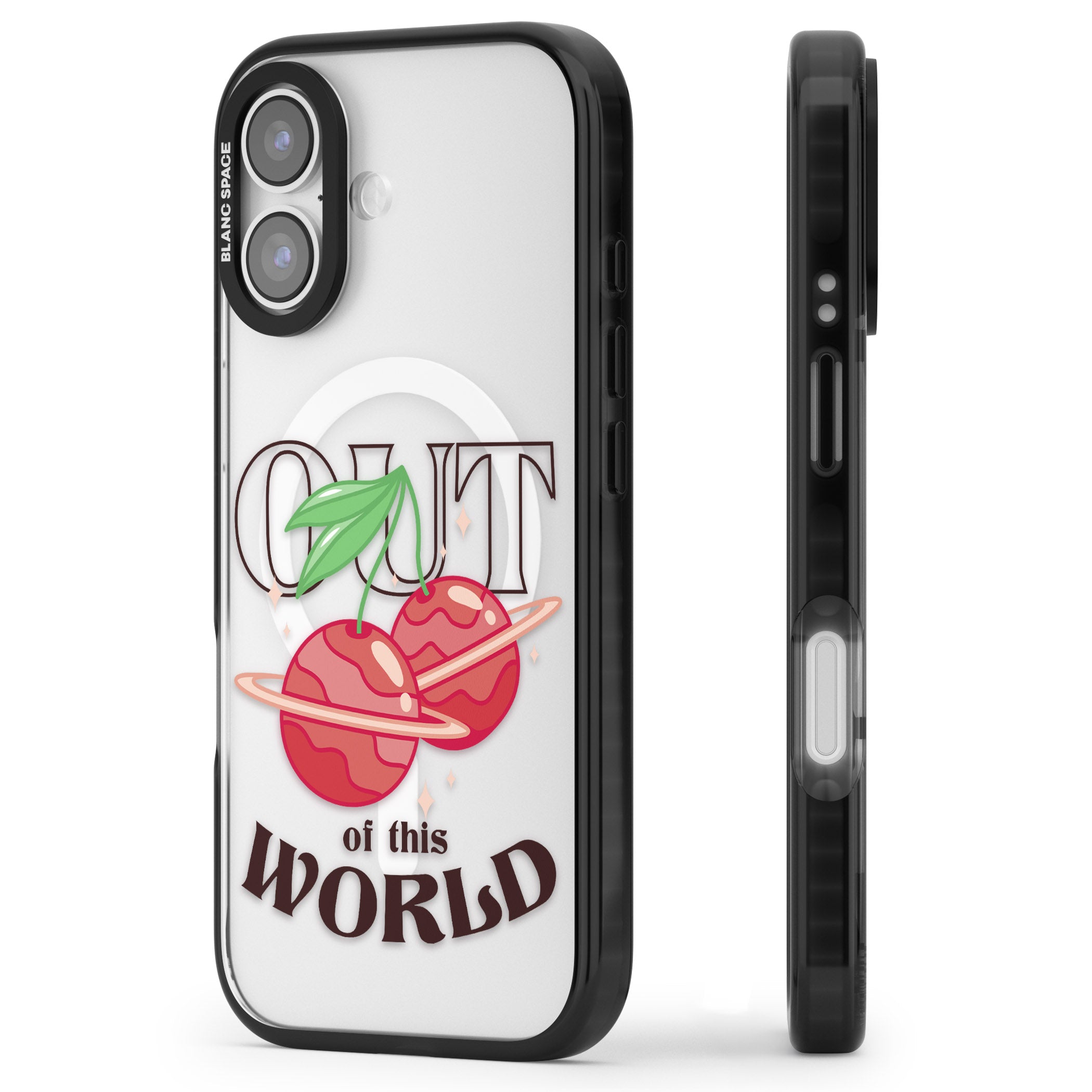Out Of This World iPhone 17 Impact Pro Black Phone Case Side Profile