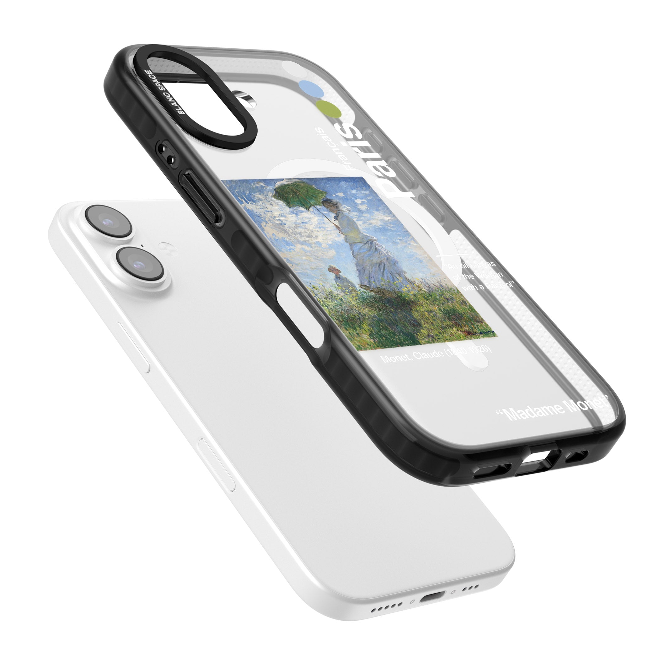 Madame Monet And Her Son iPhone 17 Impact Pro Black Phone Case Colours